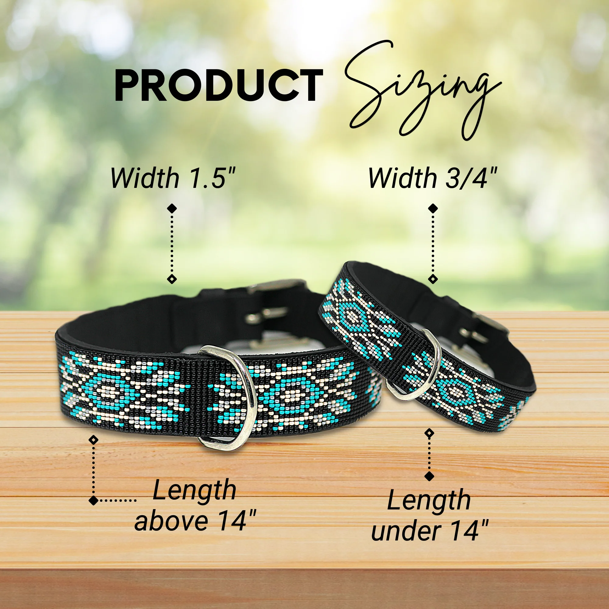 Bora Bora Sambboho dog collar (with center D-ring) - Image 3