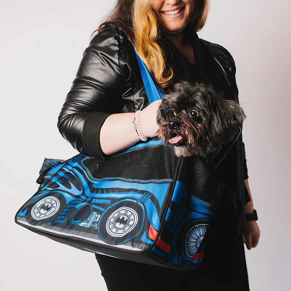 Buckle-Down Pet Carrier - Batman Bat Mobile Car - Image 8