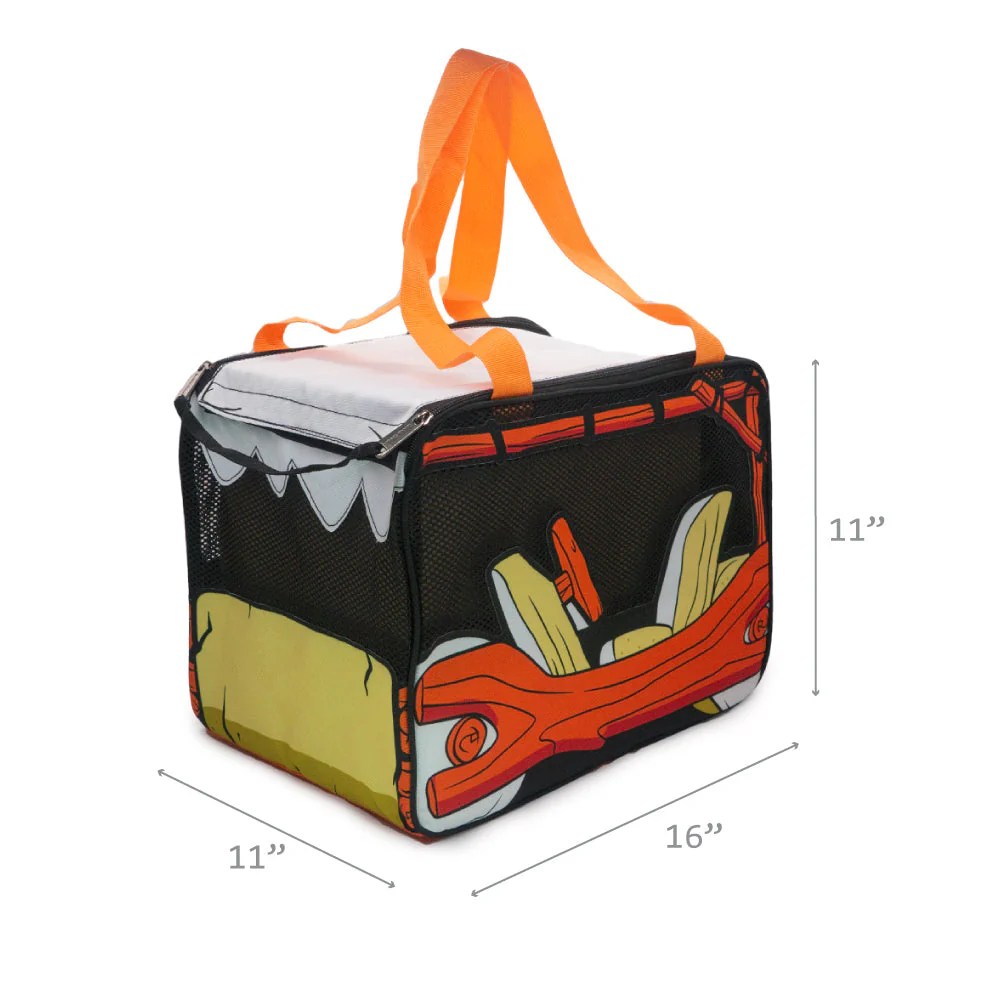 Buckle-Down Pet Carrier - The Flintstones Fred's Flintmobile Car - Image 9