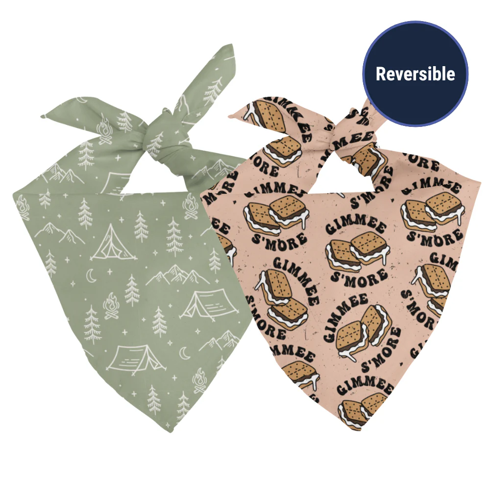 Camping & Smores Dog Bandana - Image 2