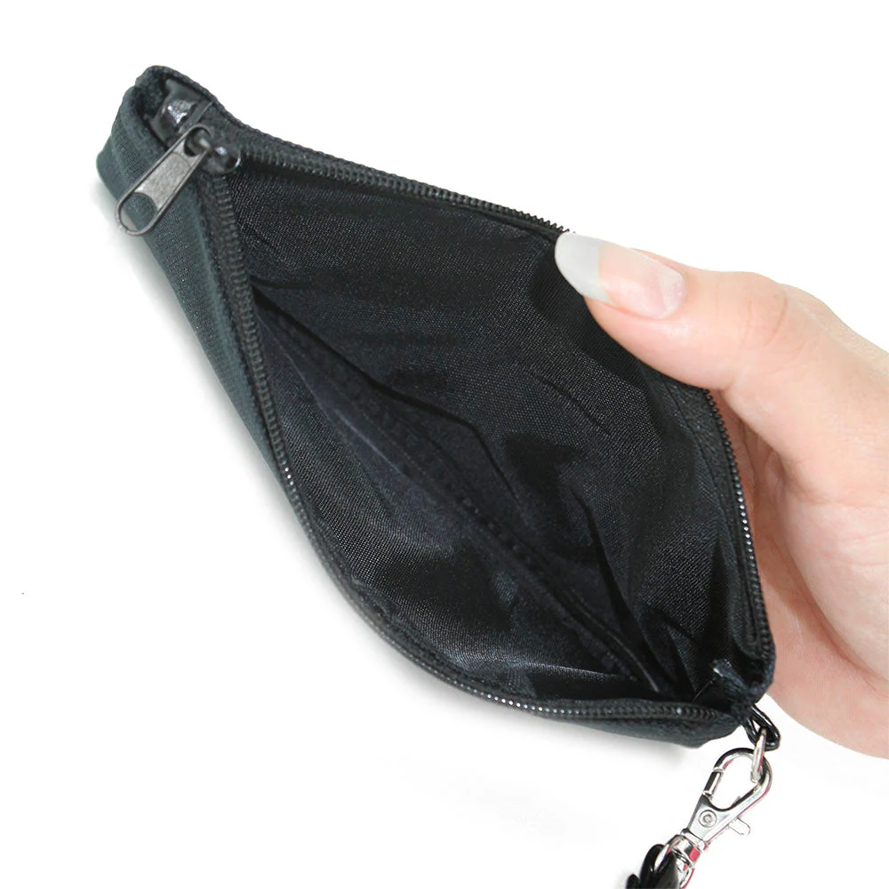 Canvas Zipper Wallet - SMALL - Peanuts Gang Halloween Trick or Treat Group Pose - Image 2