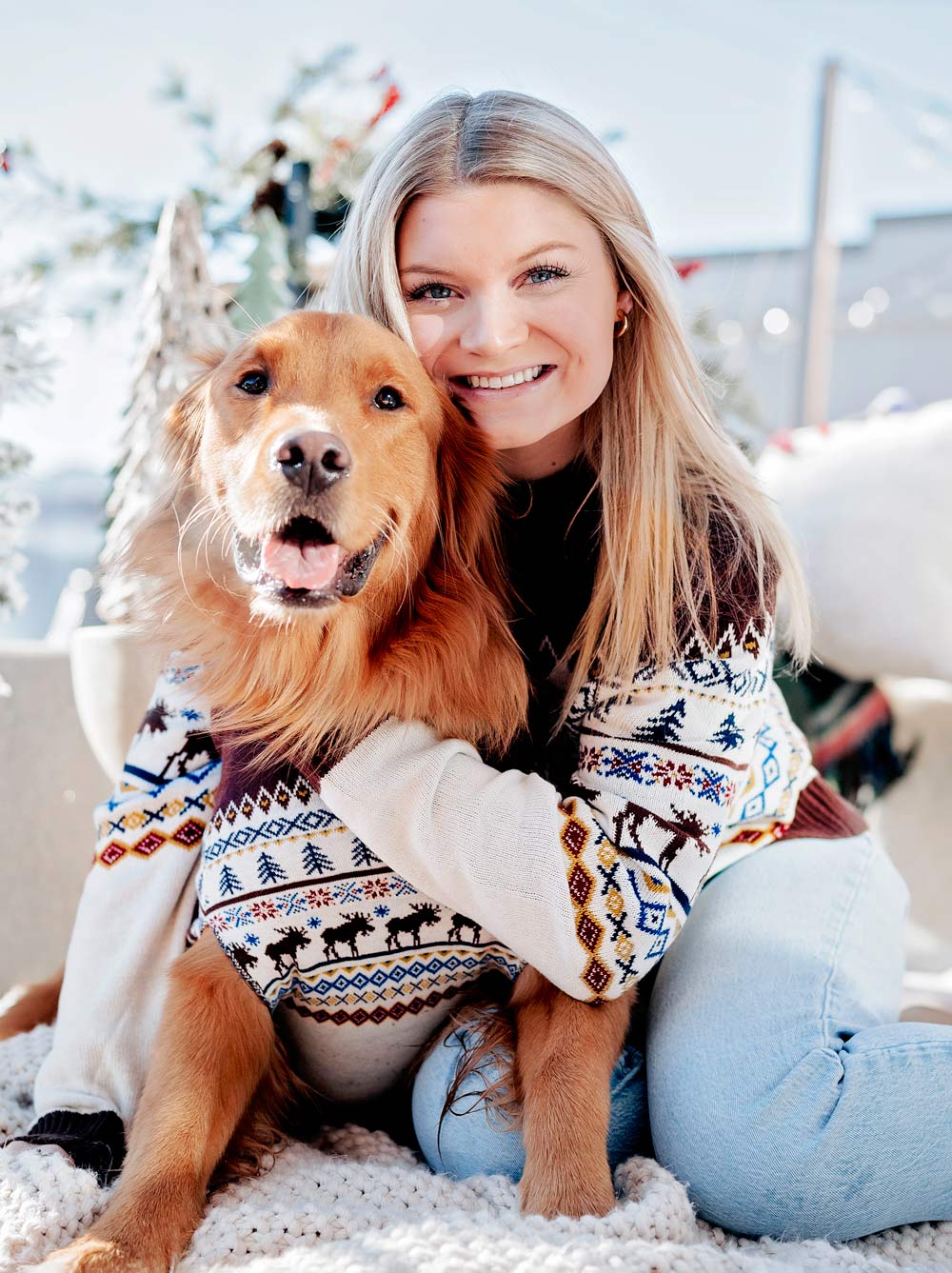 Caribou Sweater (Dog & Kid Sizes Only) - Image 4