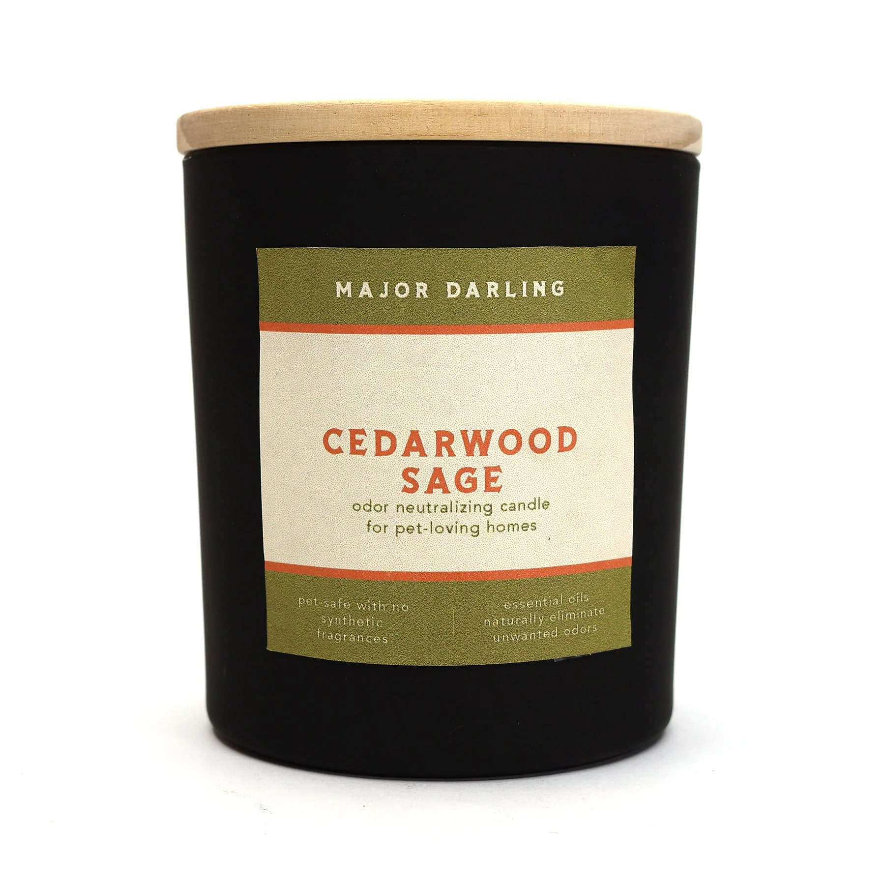cedarwood sage odor neutralizing candle - Image 2