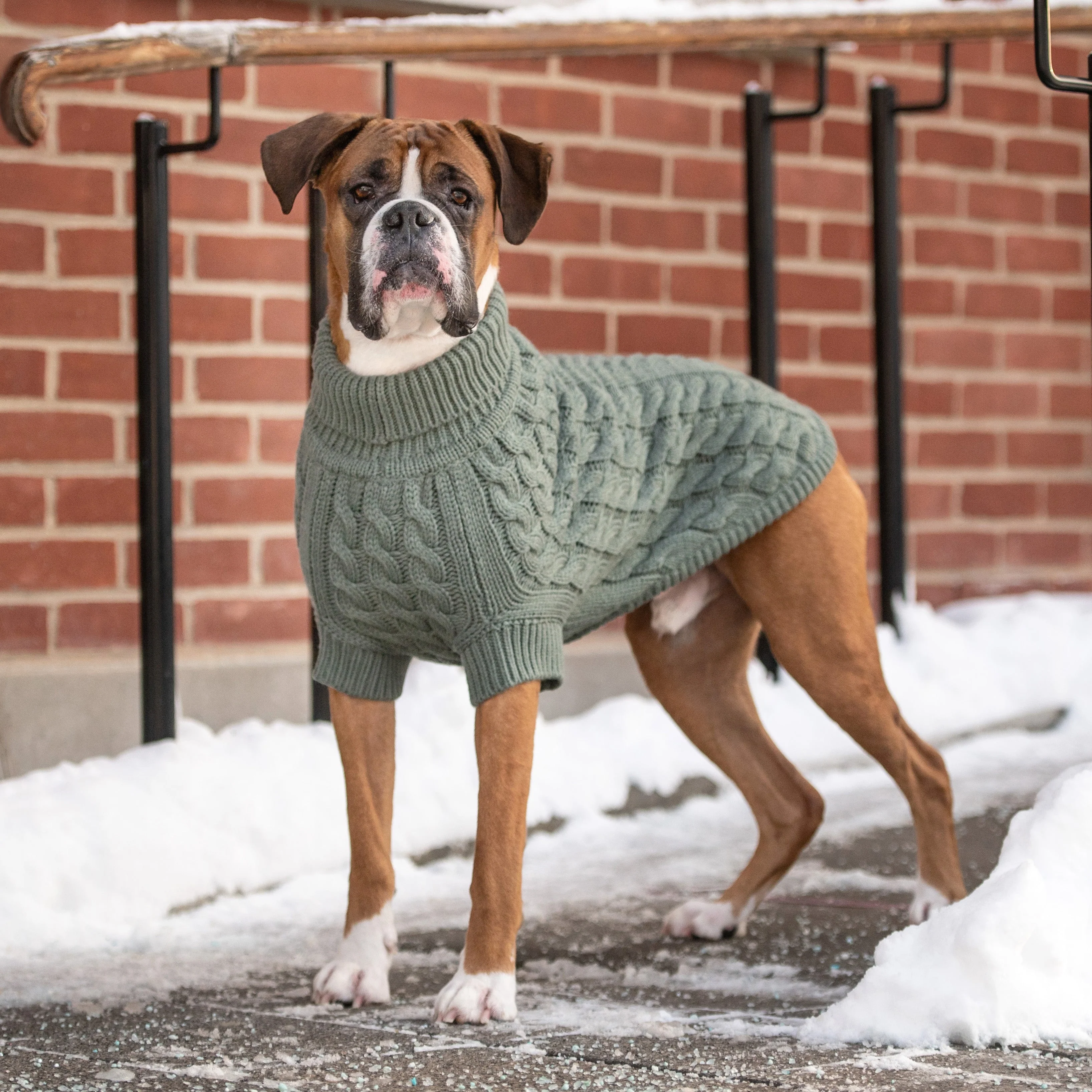 Chalet Sweater - Sage - Image 7