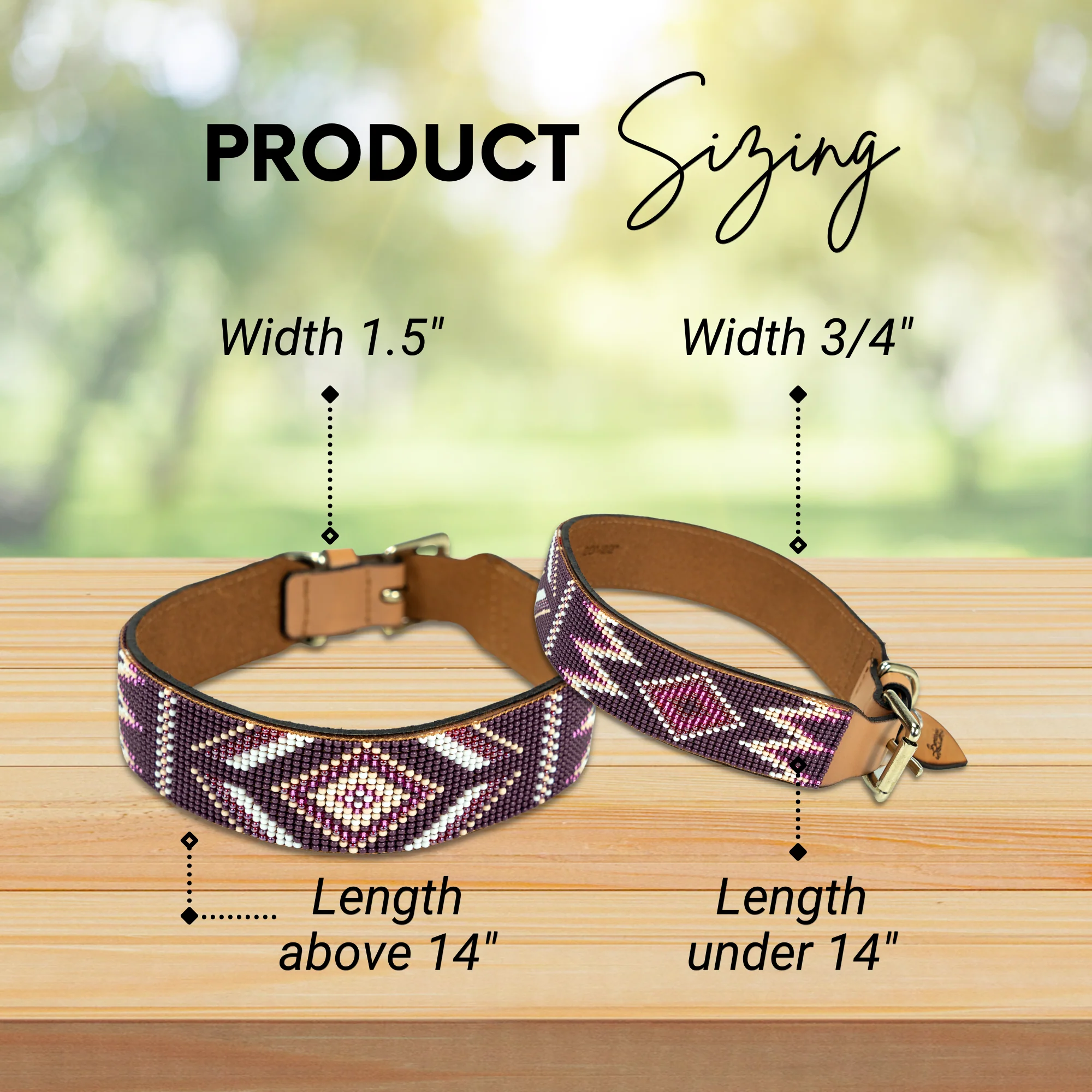 Charlotte Sambboho dog collar (made to order) - Image 3