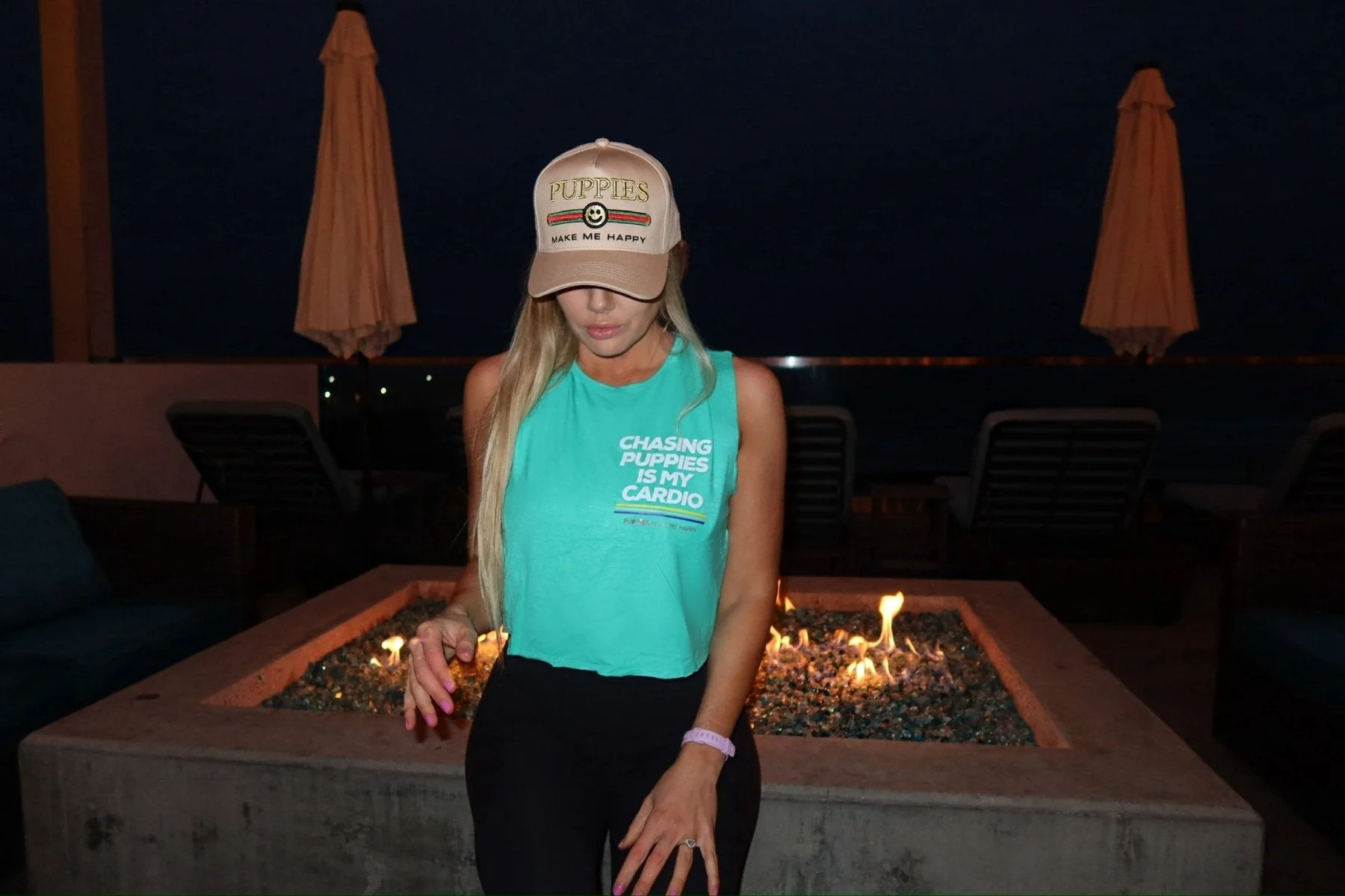 Chasing Puppies is My Cardio Crop Tank | Gift for Dog Moms - Image 11