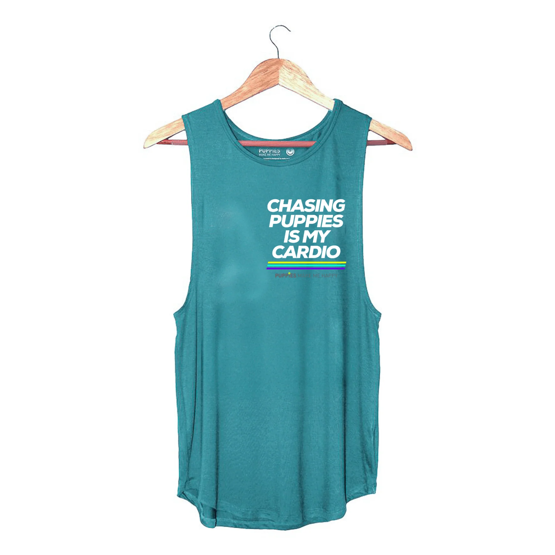 Chasing Puppies Is My Cardio Relaxed Women’s Tank | Gift for Dog Lovers - Image 11