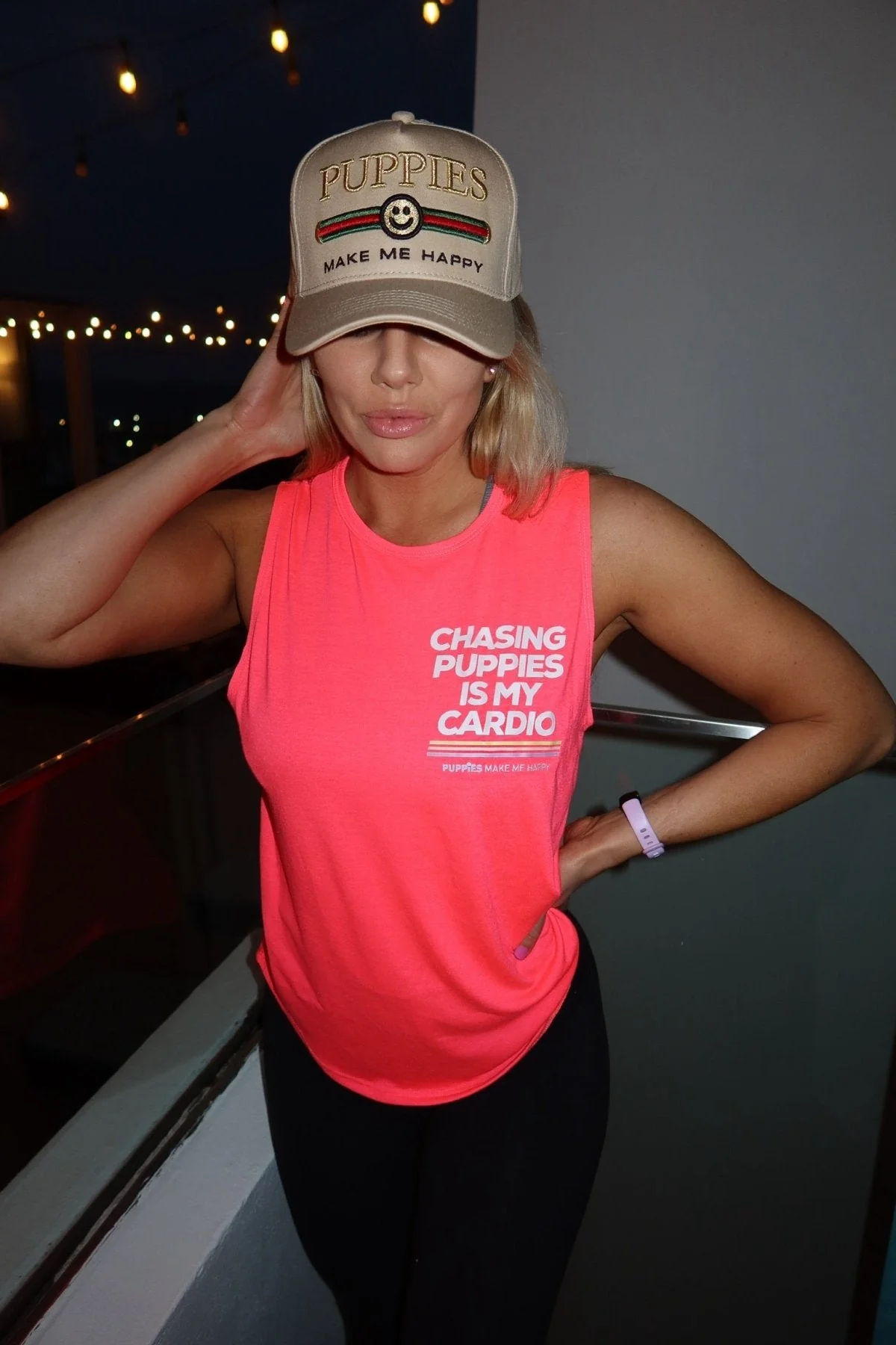 Chasing Puppies Is My Cardio Relaxed Women’s Tank | Gift for Dog Lovers - Image 12