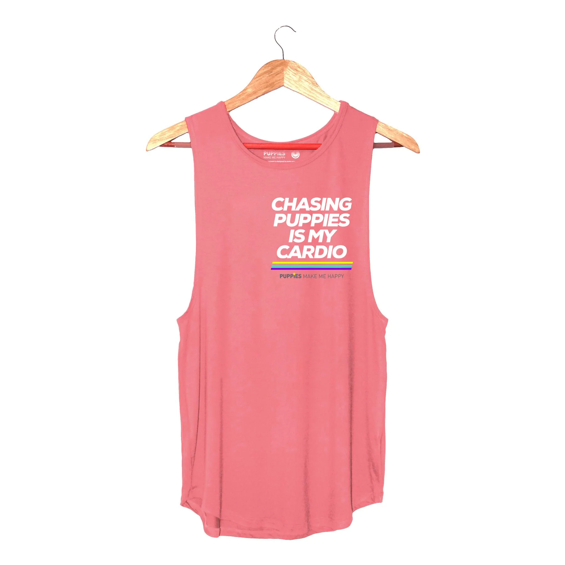 Chasing Puppies Is My Cardio Relaxed Women’s Tank | Gift for Dog Lovers - Image 13