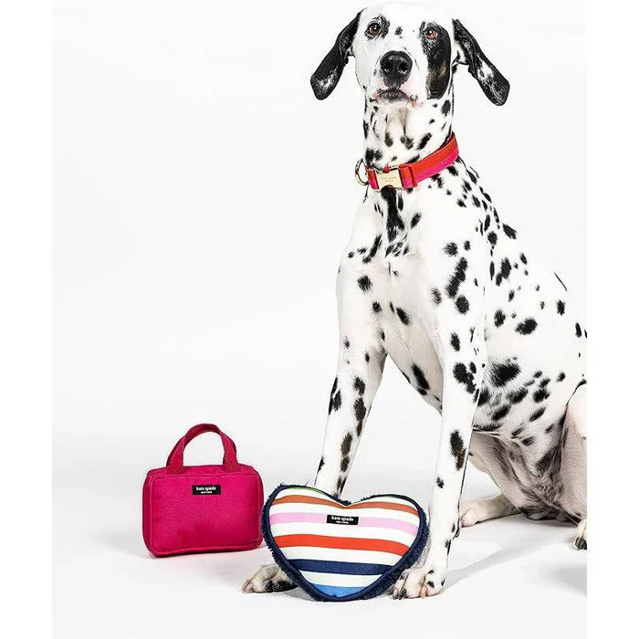 Kate Spade Adventure Stripe Heart Chew Toy - Image 4