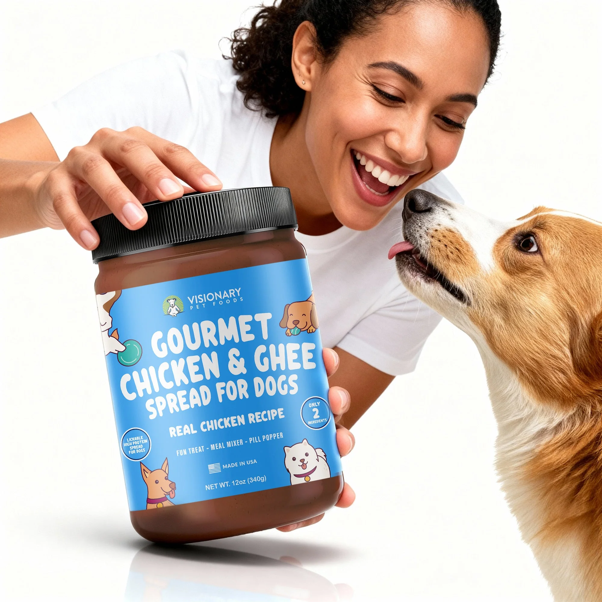 Chicken & Ghee Dog Meat Spread – High-Protein, Low-Carb Keto Treat | 12oz Jar - Image 10