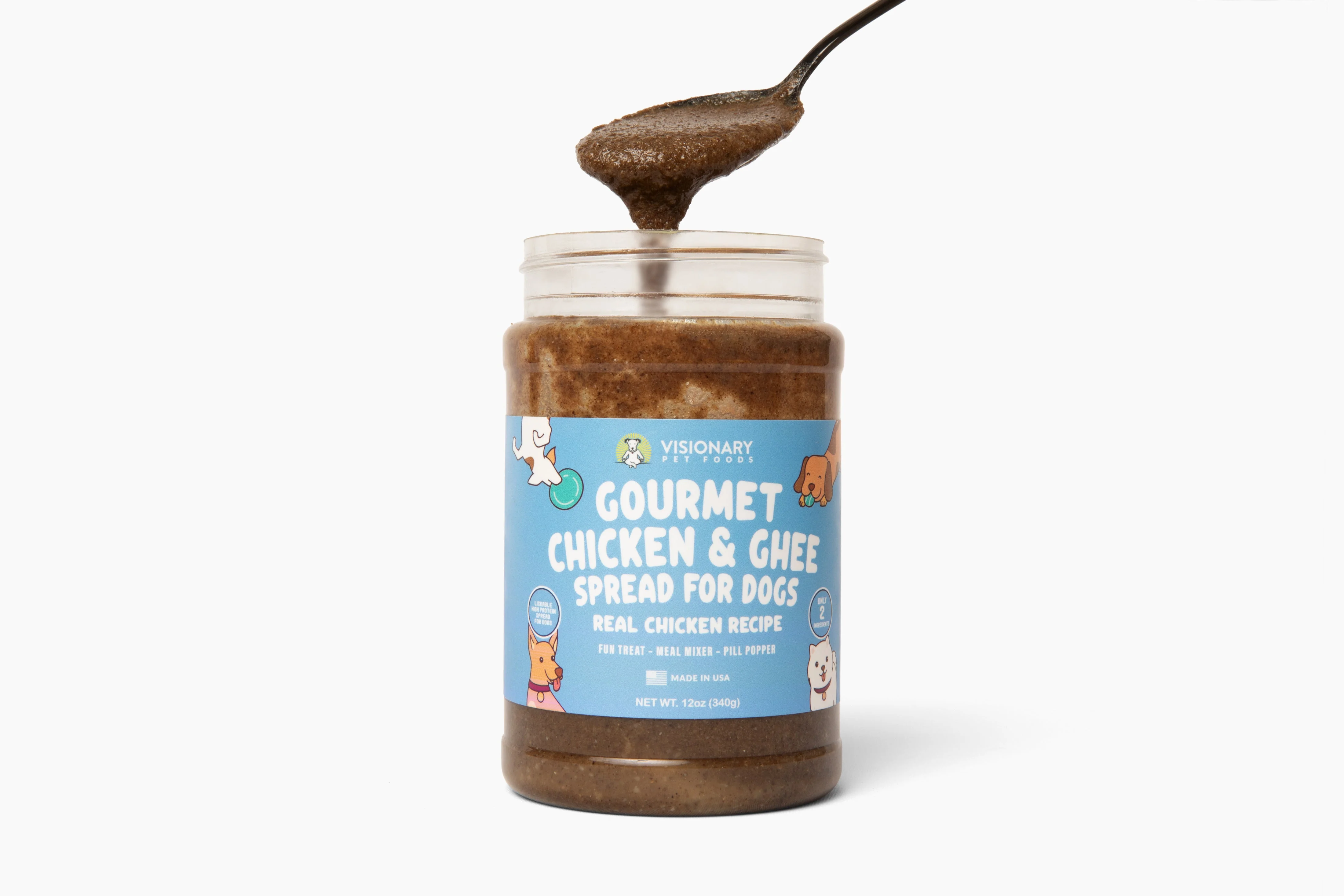 Chicken & Ghee Dog Meat Spread – High-Protein, Low-Carb Keto Treat | 12oz Jar - Image 8