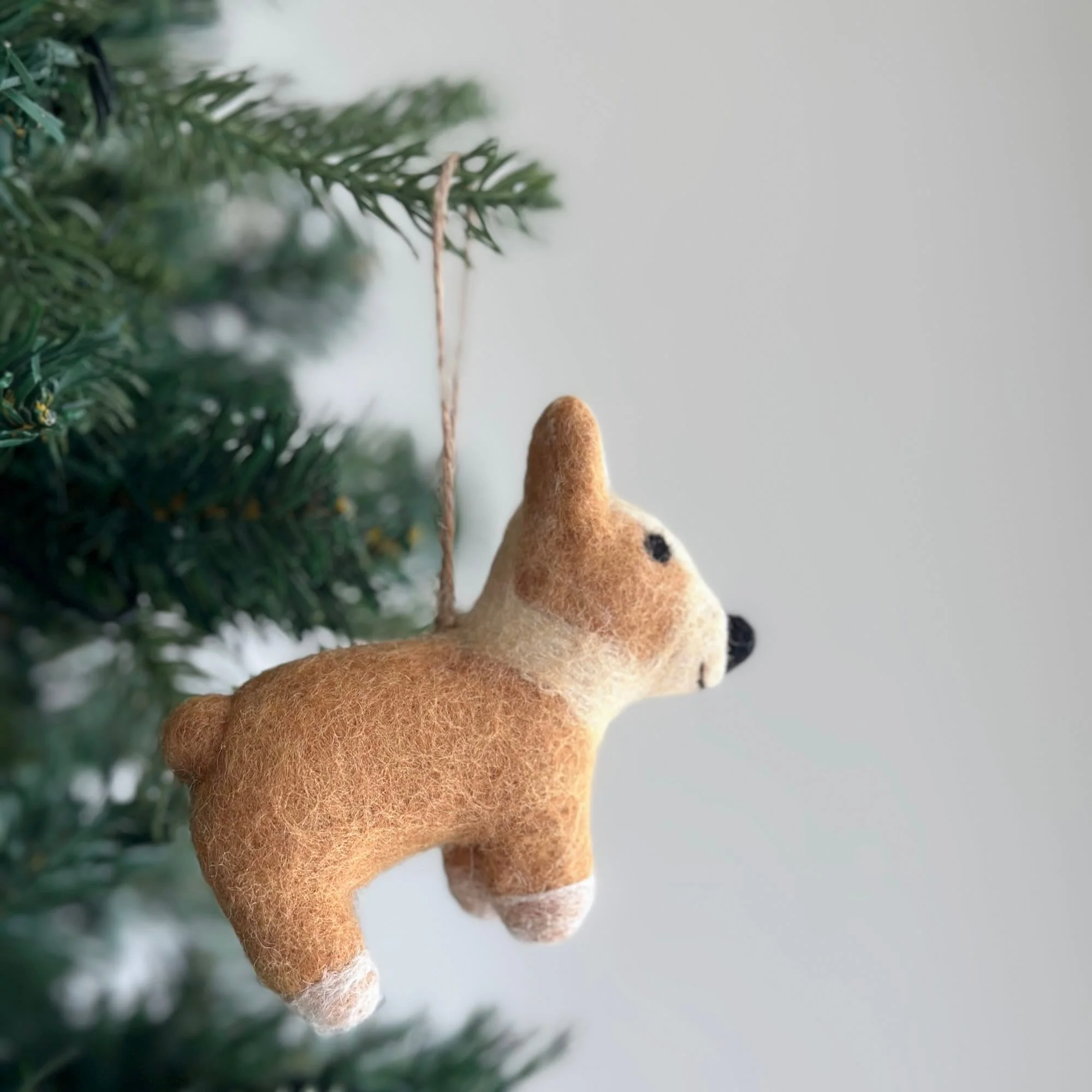Christmas Corgi Ornament, Dog Ornament - Image 2