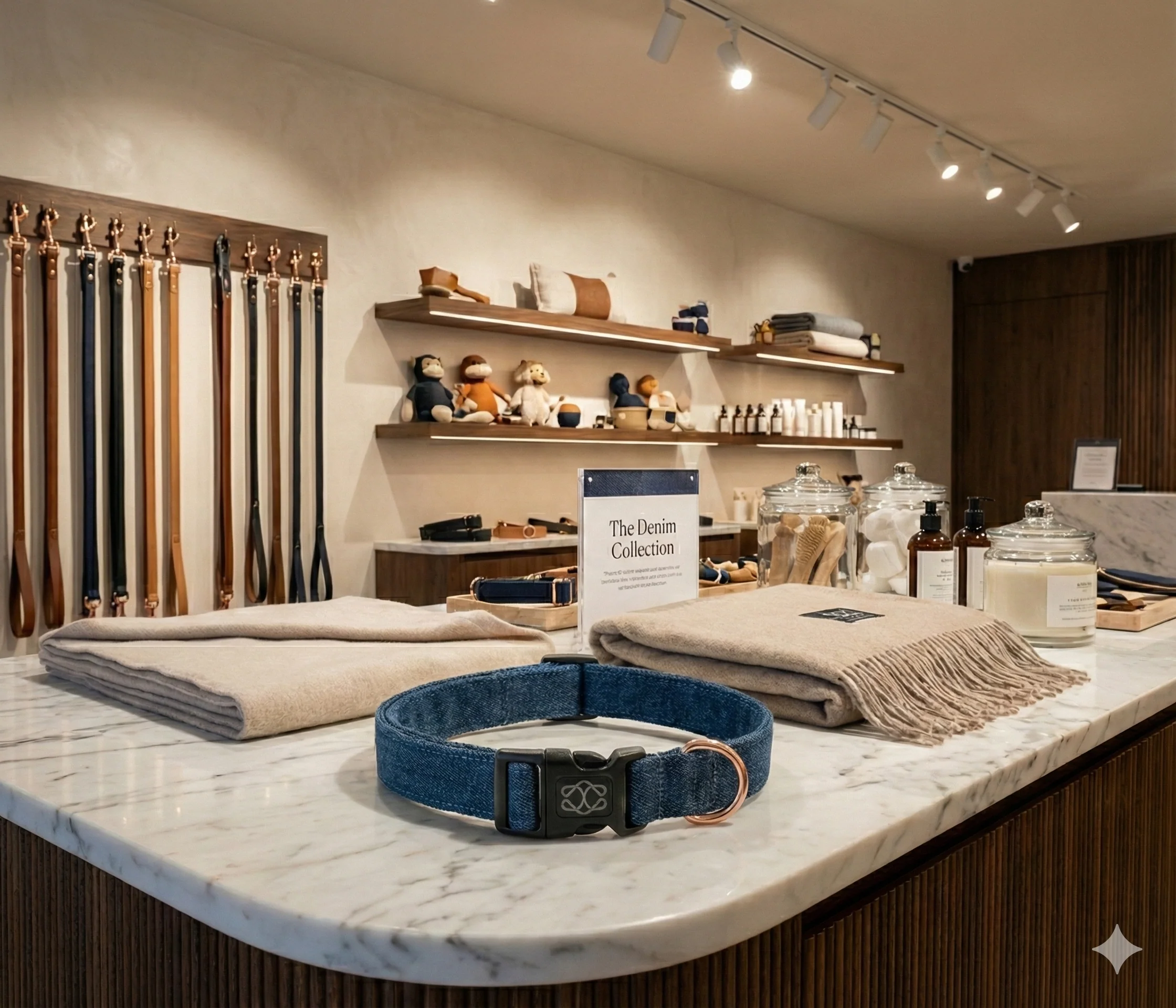 City Collar - Denim - Image 3