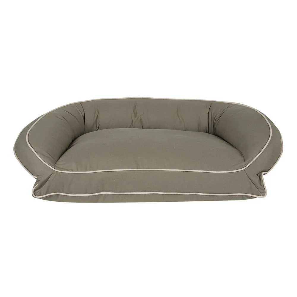 Classic Canvas Bolster Dog Bed - Image 2