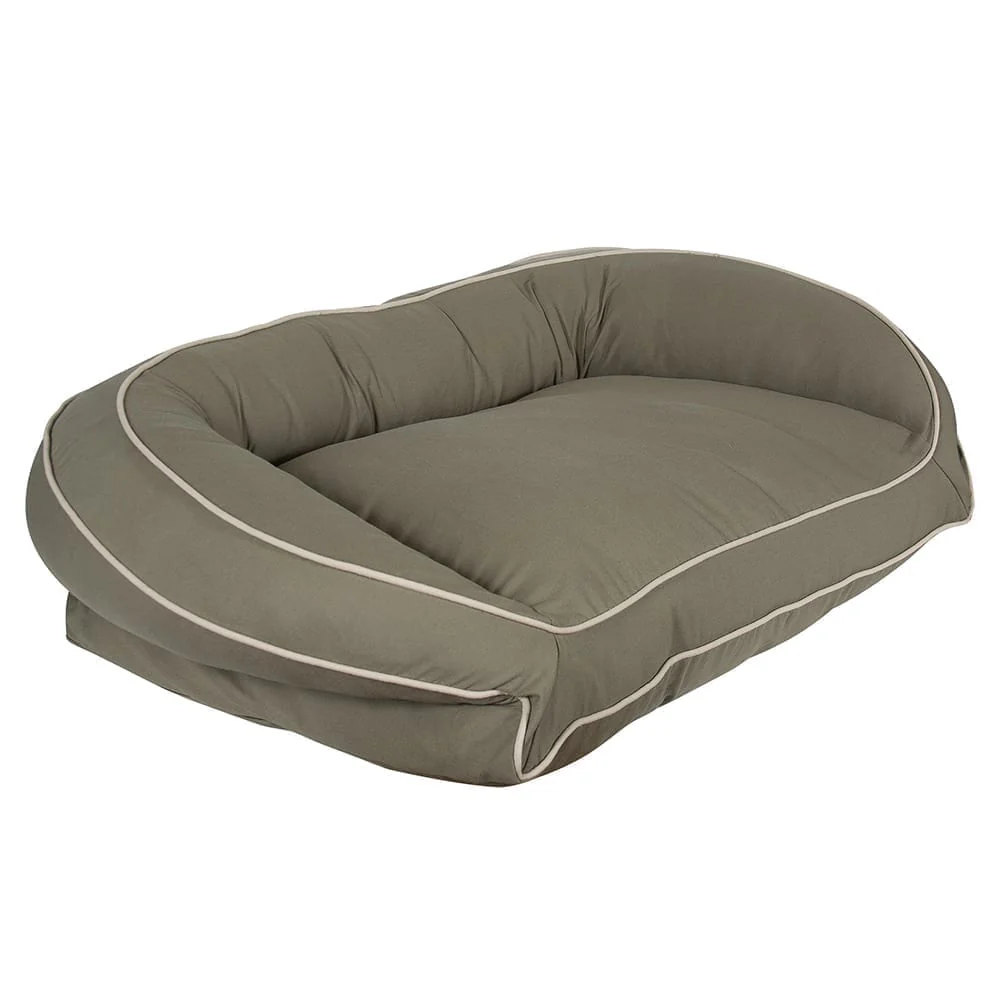 Classic Canvas Bolster Dog Bed - Image 3