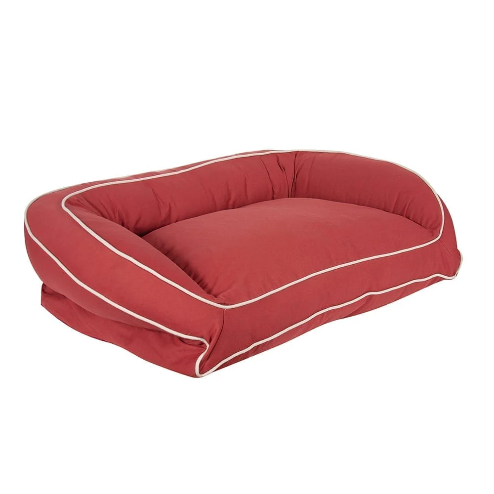 Classic Canvas Bolster Dog Bed - Image 5