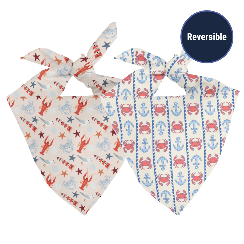 Coastal Charm Dog Bandana - Image 2