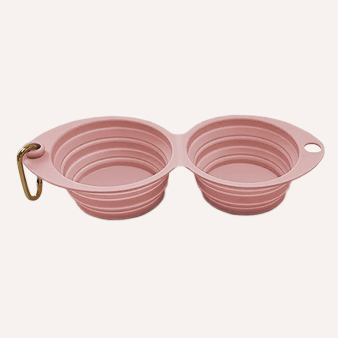 Tilley + Me Collapsible Double Pet Bowl – Lightweight & Portable for Travel - Image 4