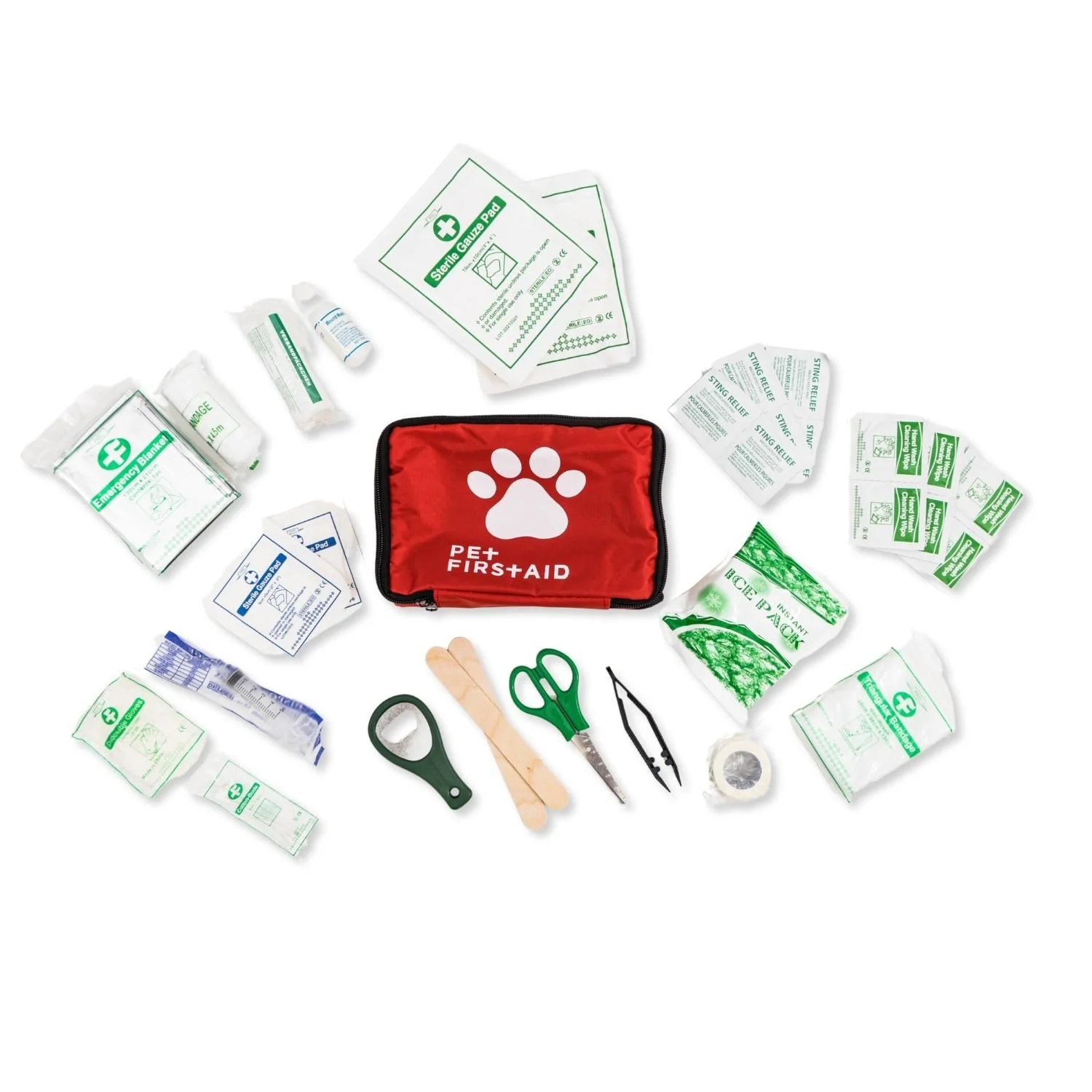 Comprehensive 40-Piece Pet Travel First Aid Kit for Emergencies, Safety, & Adventure - Image 4