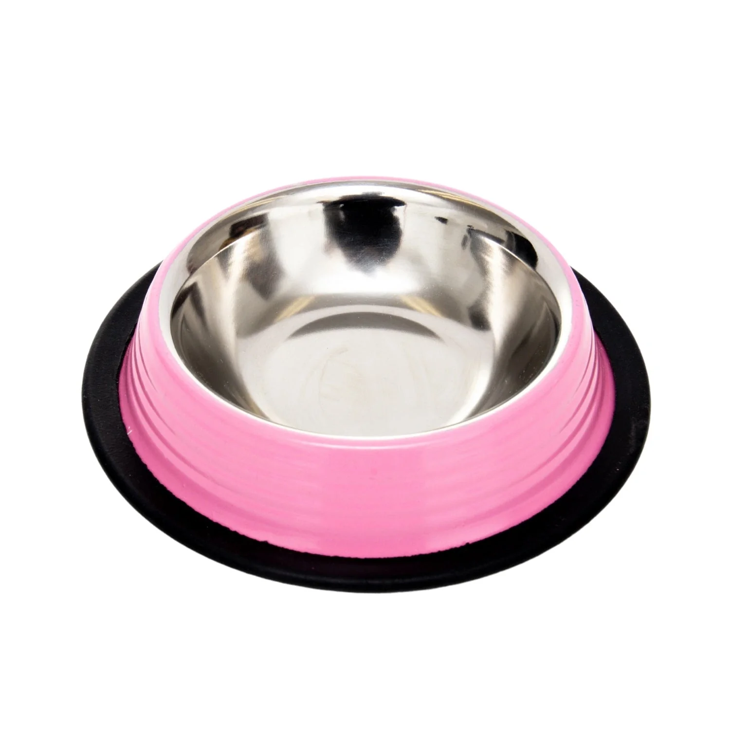 Country Living Set of 2 Ribbed Non-Slip Pet Bowls – Carnation Pink - Image 5