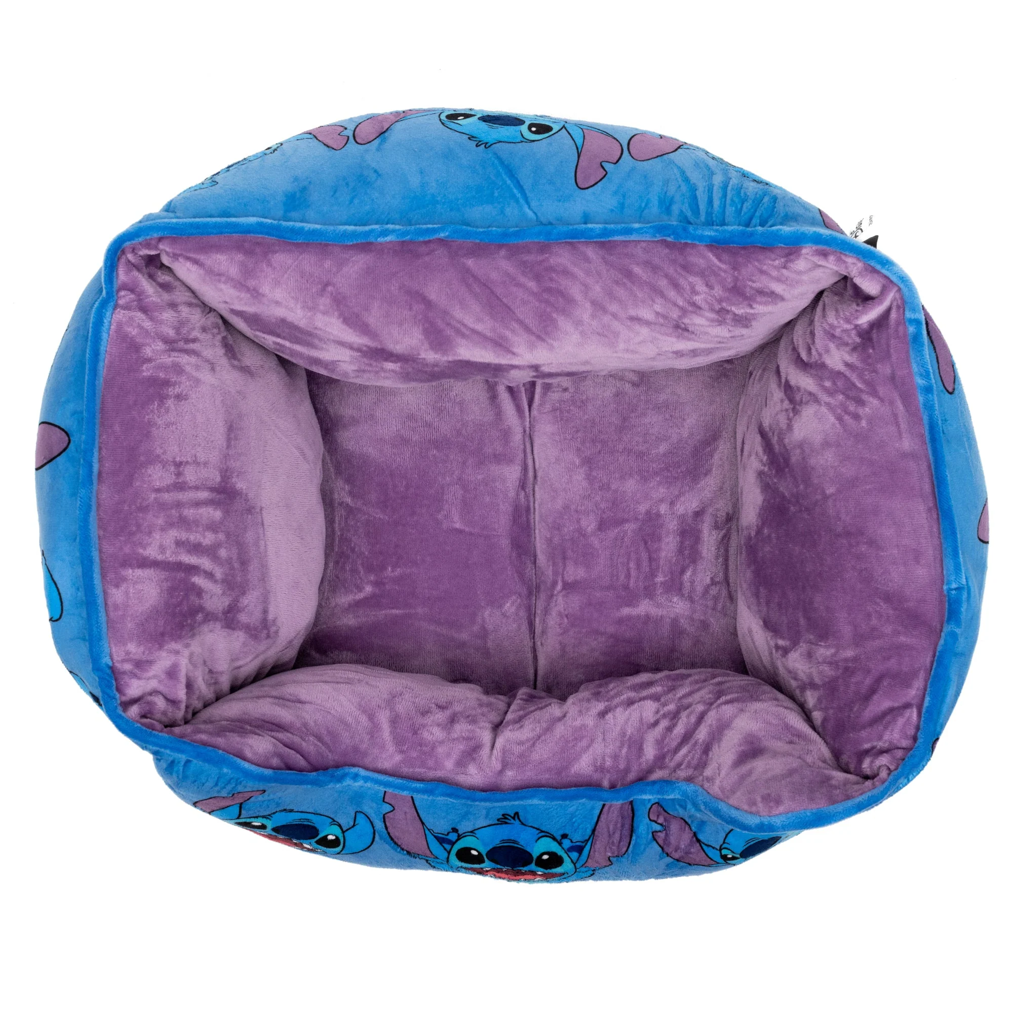 Cuddler Pet Bed - Stitch Poses Blue - Image 3