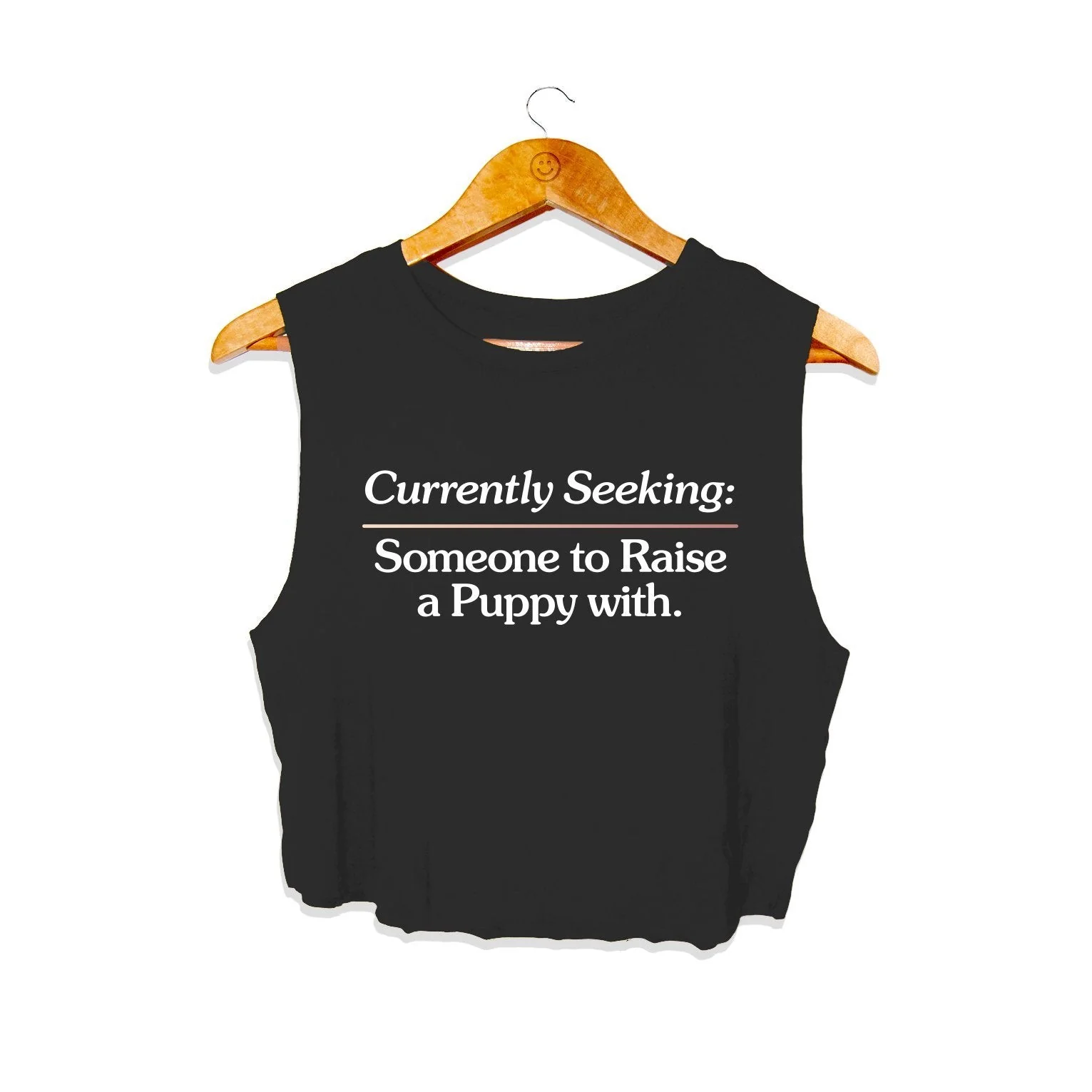 Currently Seeking Crop Top | Gift for Dog Lovers - Image 2