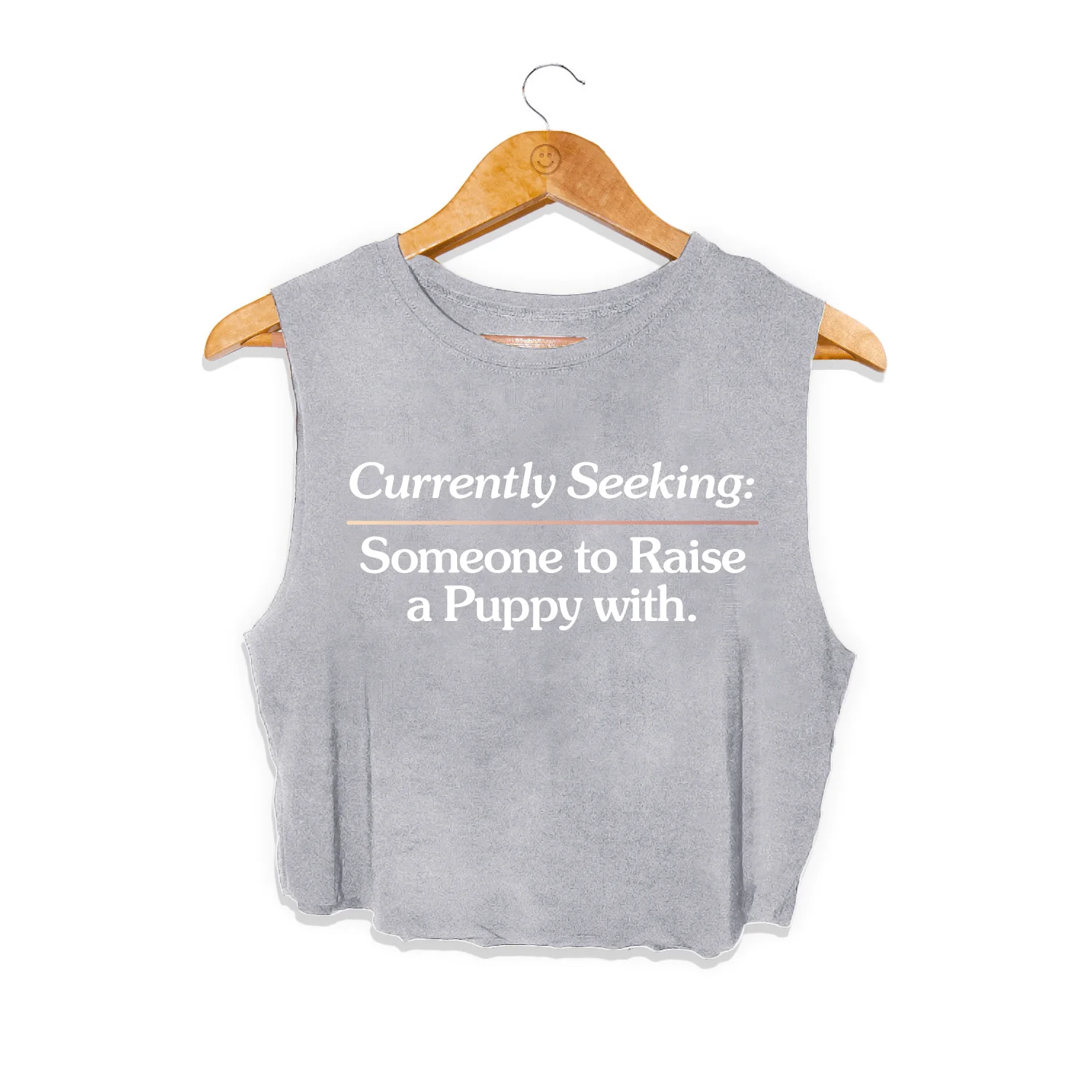 Currently Seeking Crop Top | Gift for Dog Lovers - Image 4