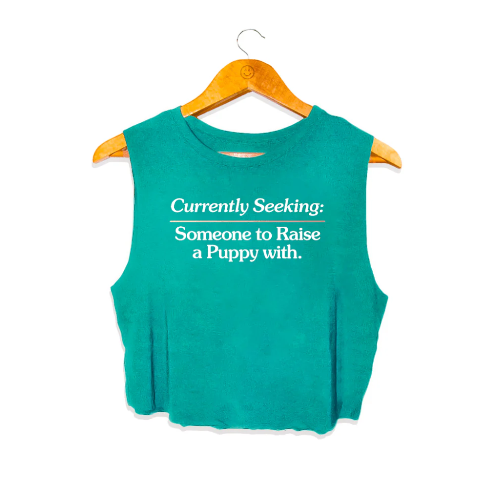 Currently Seeking Crop Top | Gift for Dog Lovers - Image 7