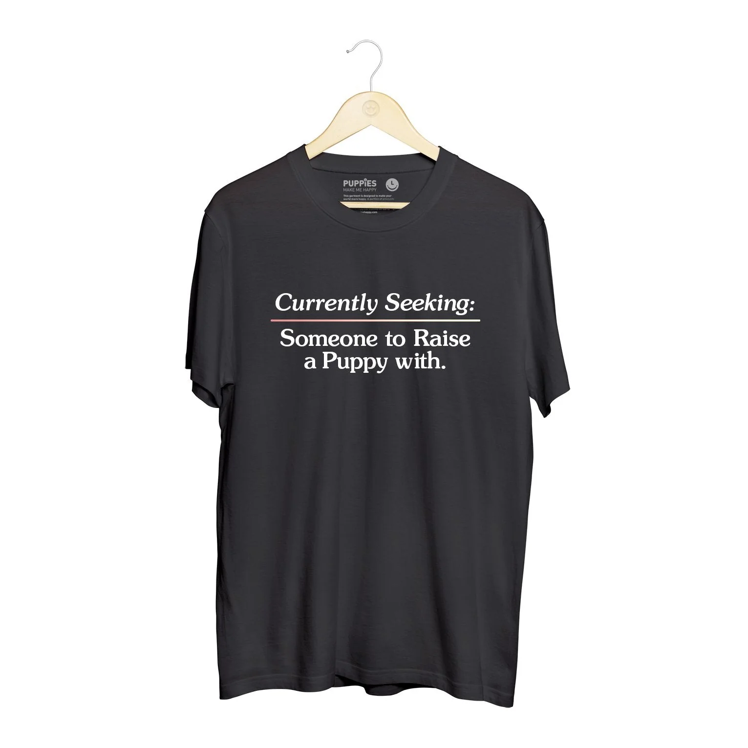 Currently Seeking | Puppies Soft Uni-Sex Shirt | Finding Dog Lovers - Image 2
