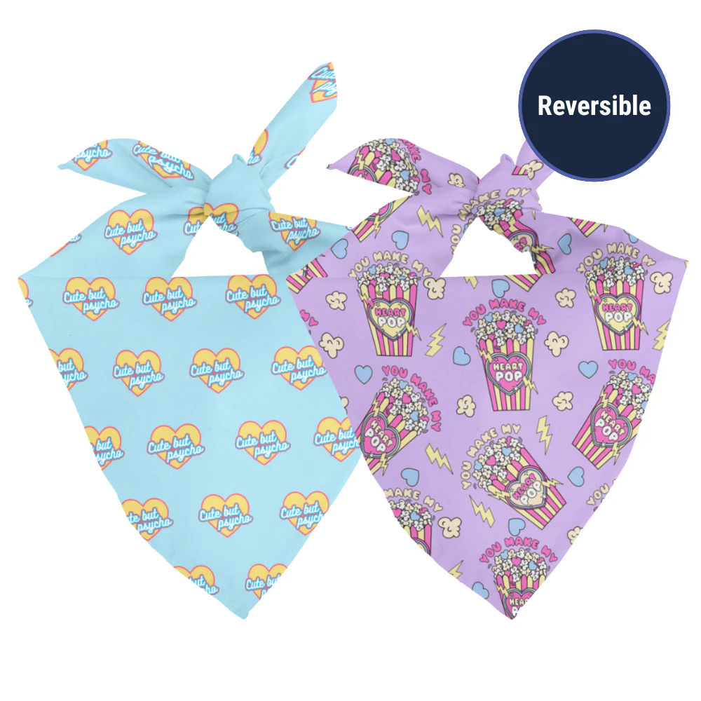 Cute But Psycho Dog Bandana - Image 2