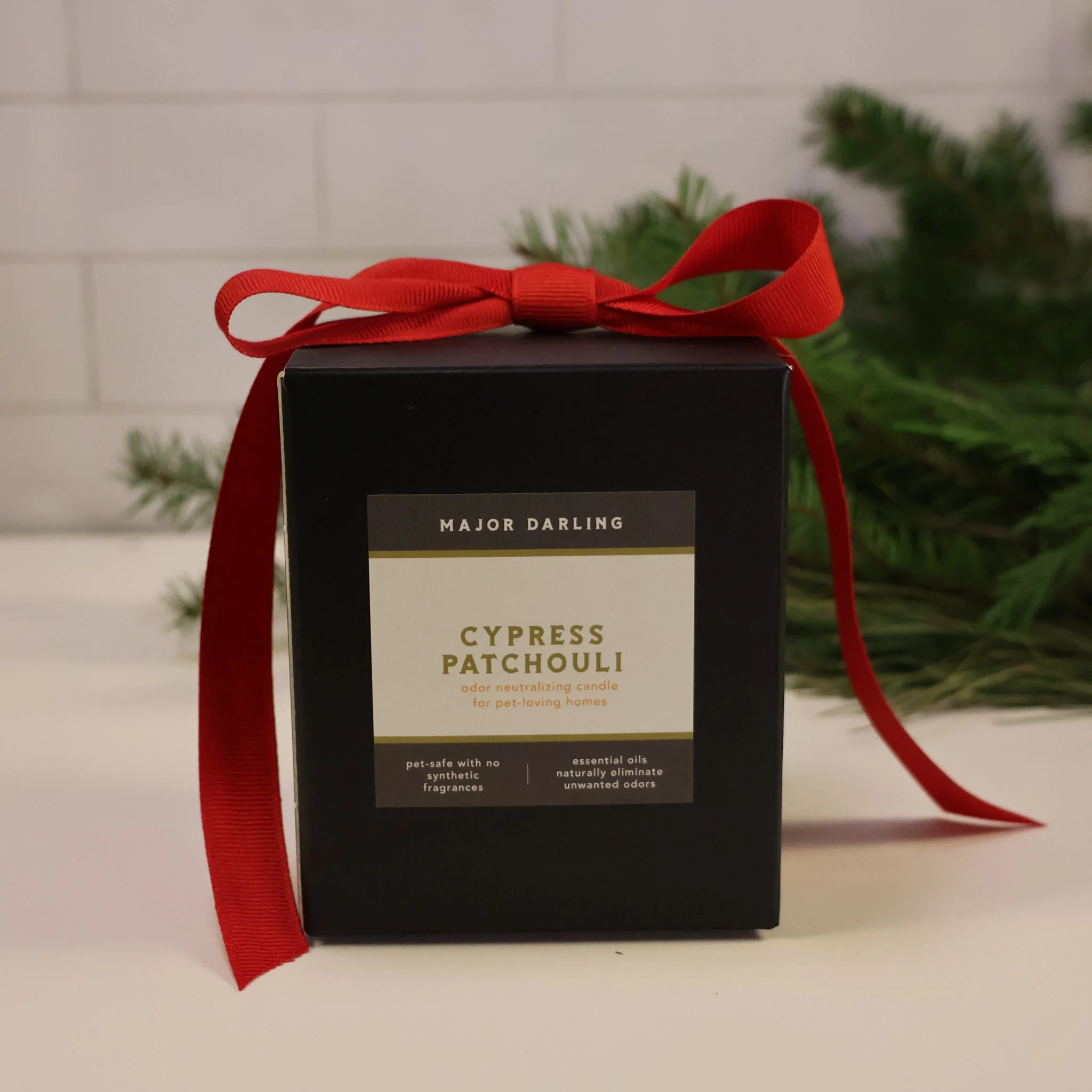 cypress patchouli odor neutralizing candle - Image 2