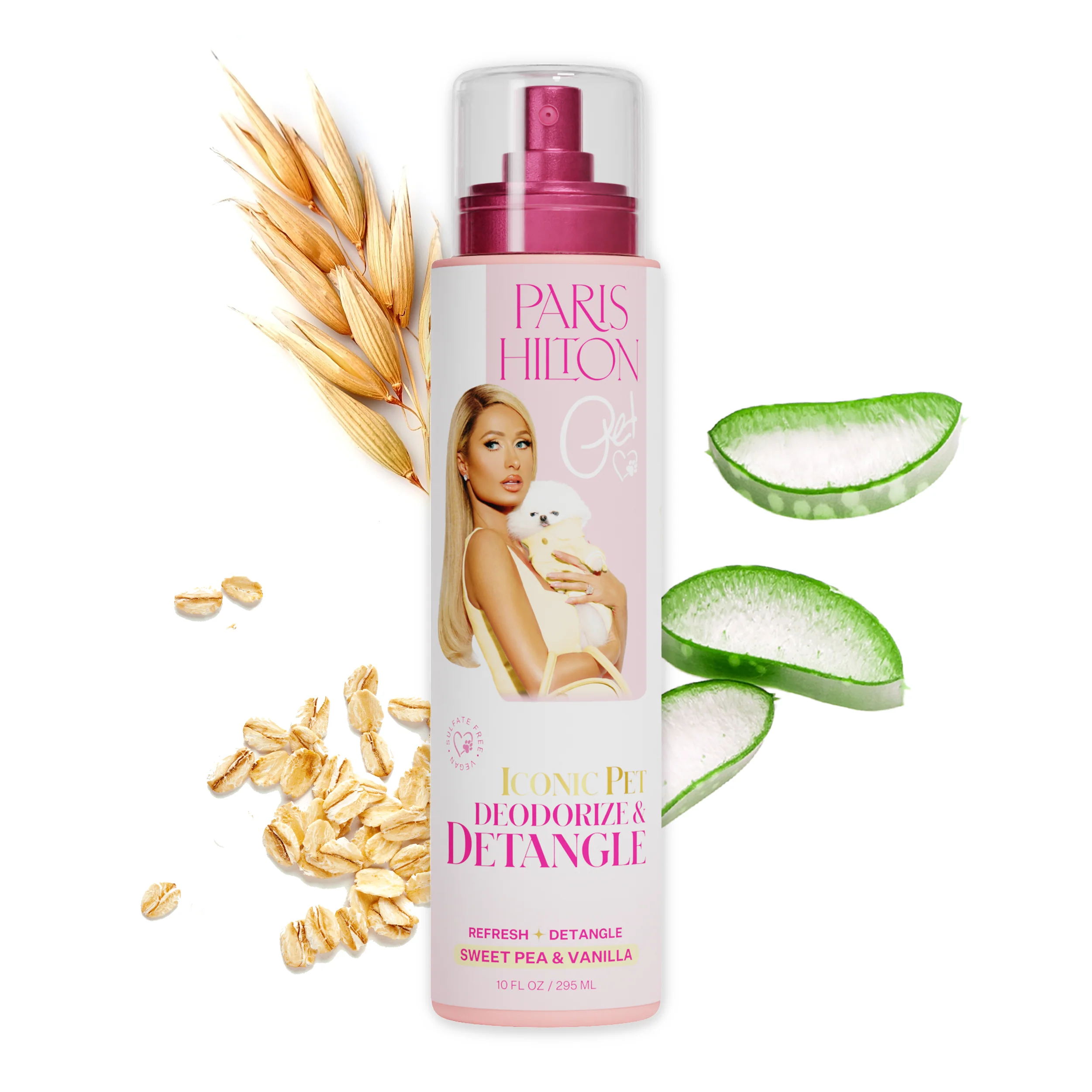 Deodorize & Detangle Sweet Pea & Vanilla 295ml - Image 3