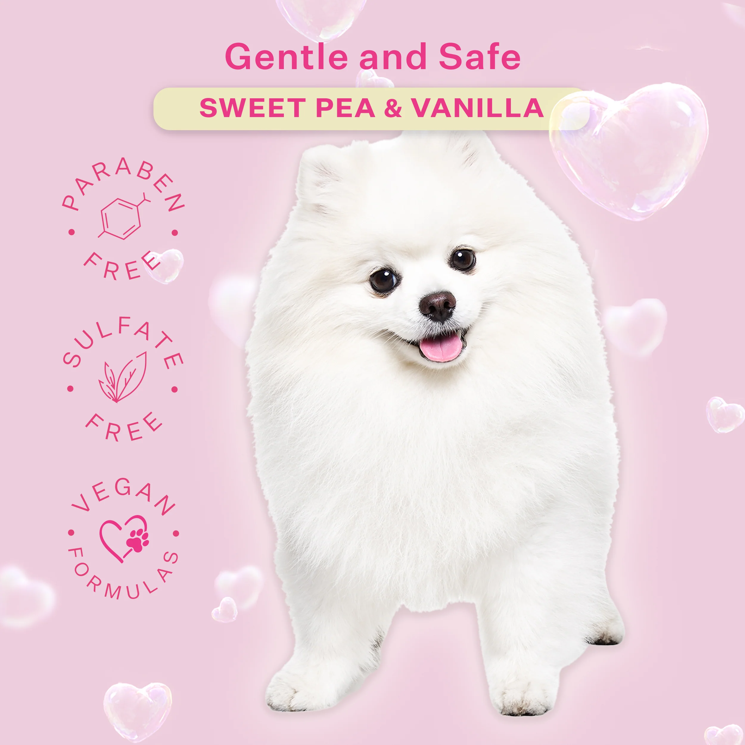 Deodorize & Detangle Sweet Pea & Vanilla 295ml - Image 7