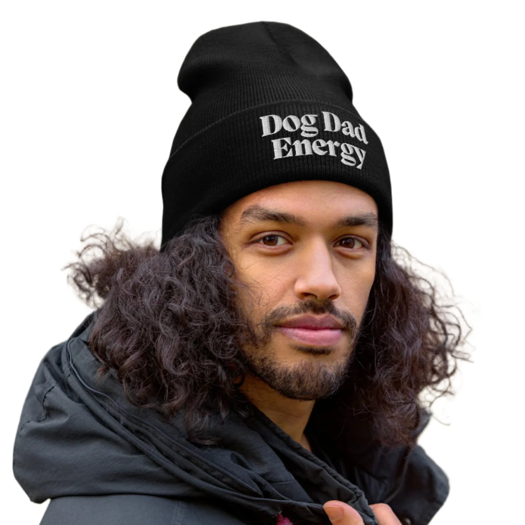 Dog Dad Energy Beanie - Image 3