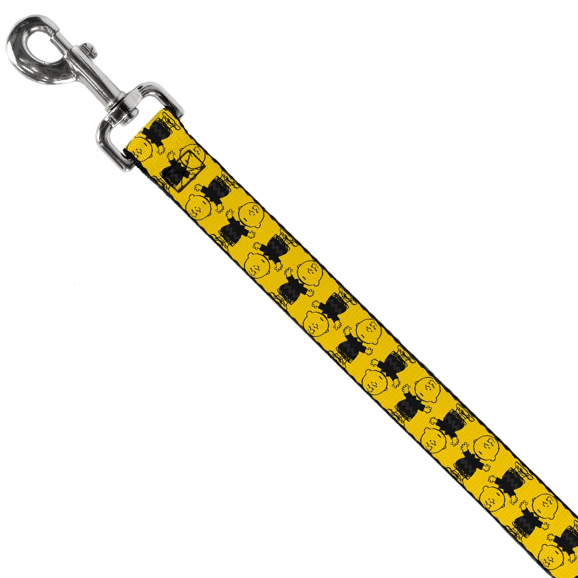 Dog Leash - Peanuts Charlie Brown Pose Flip Yellow/Black - Image 2