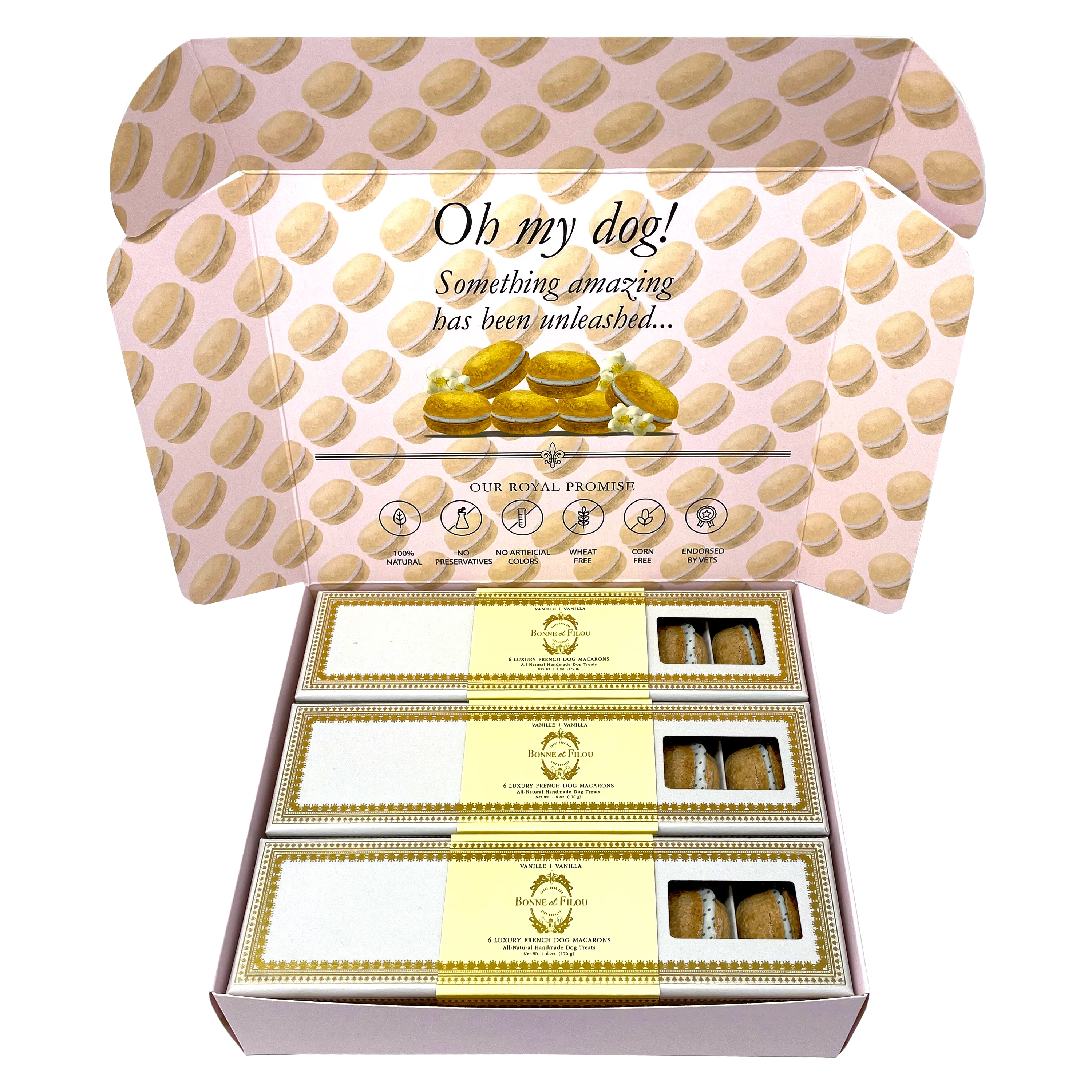 Dog Macaron Combo Gift Box (18 French Dog Macarons) - Image 5