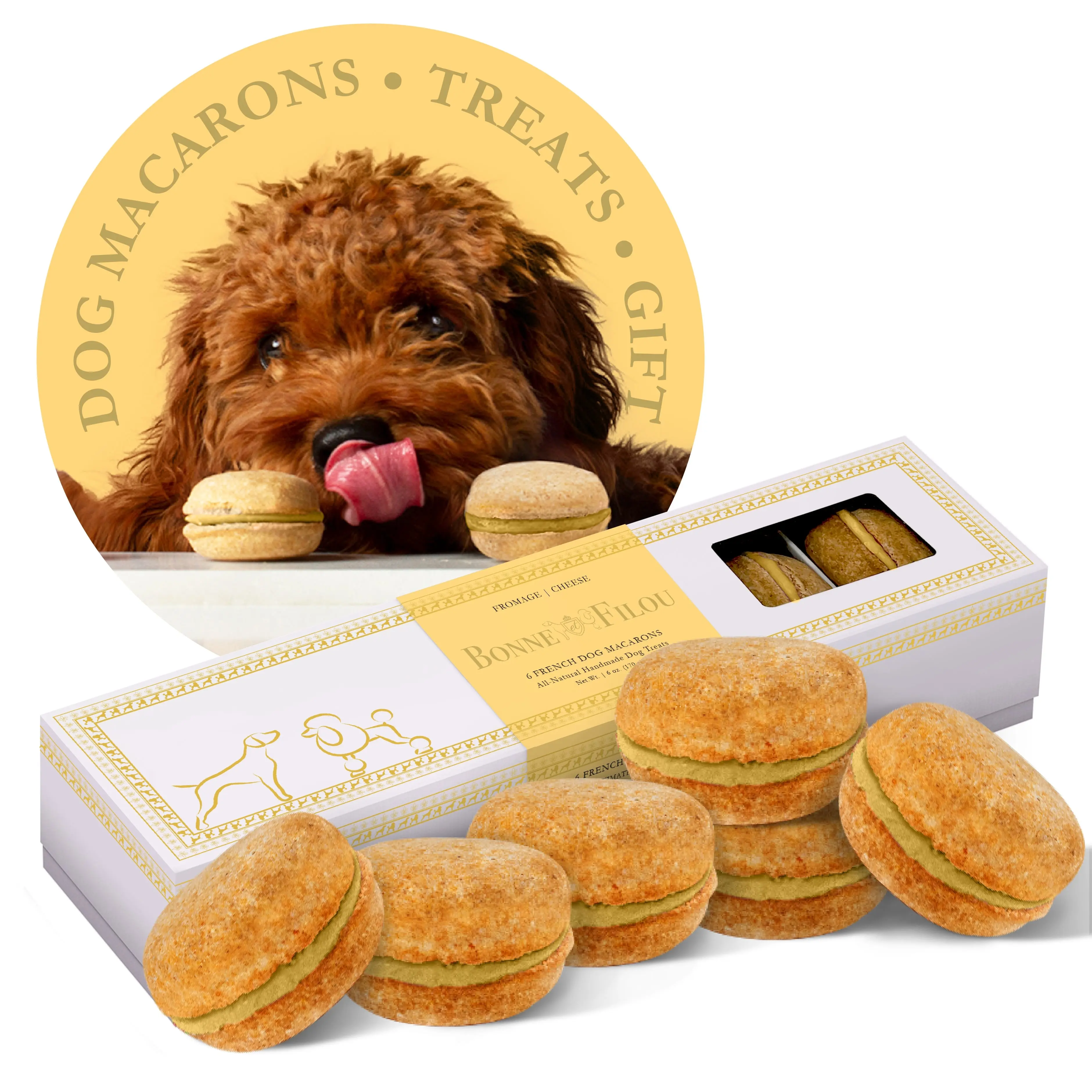 Dog Macarons (Box of 6) - Image 7