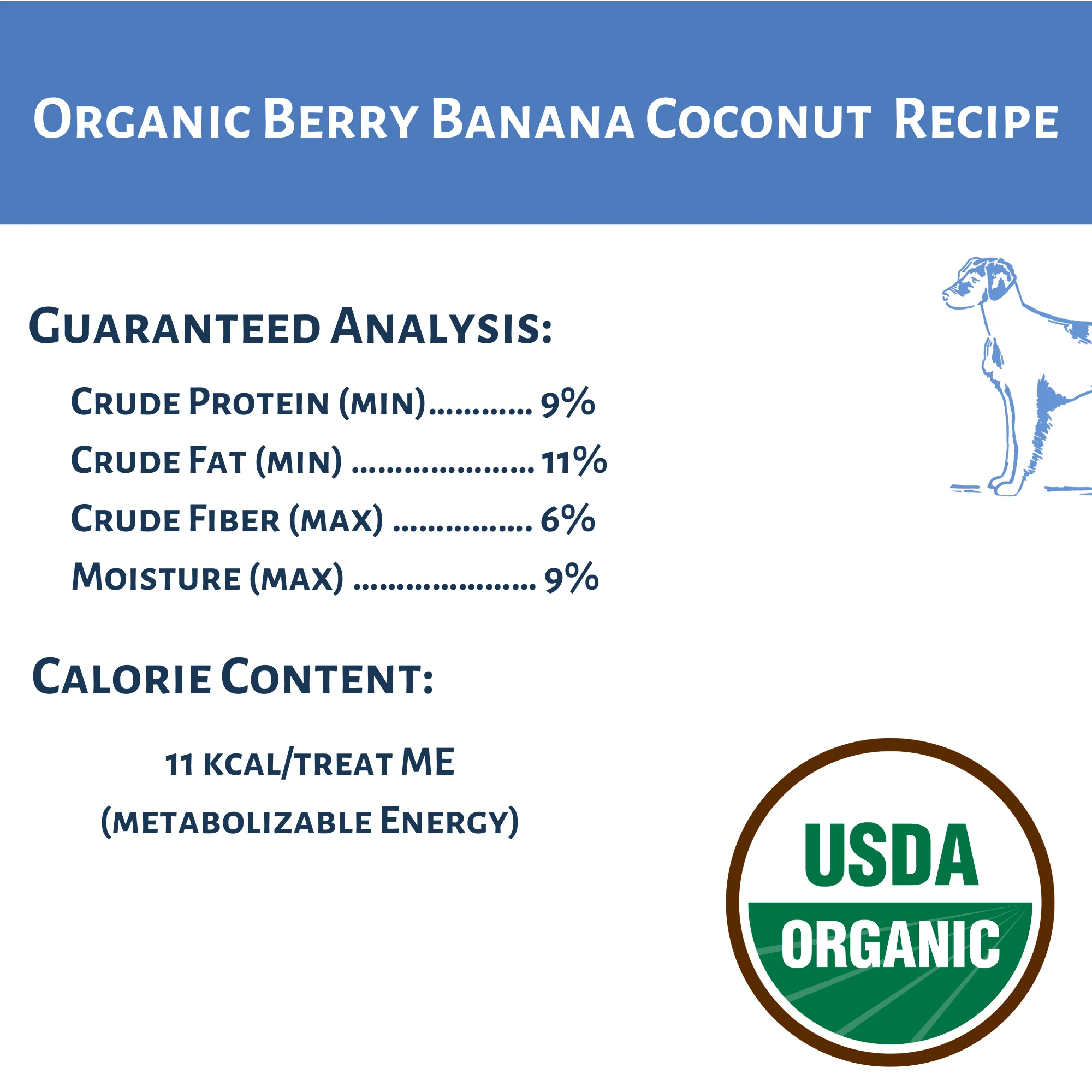 Dog Mamma's Organic Berry Banana Coconut Recipe - USDA Organic Certified Dog Treats - Image 6