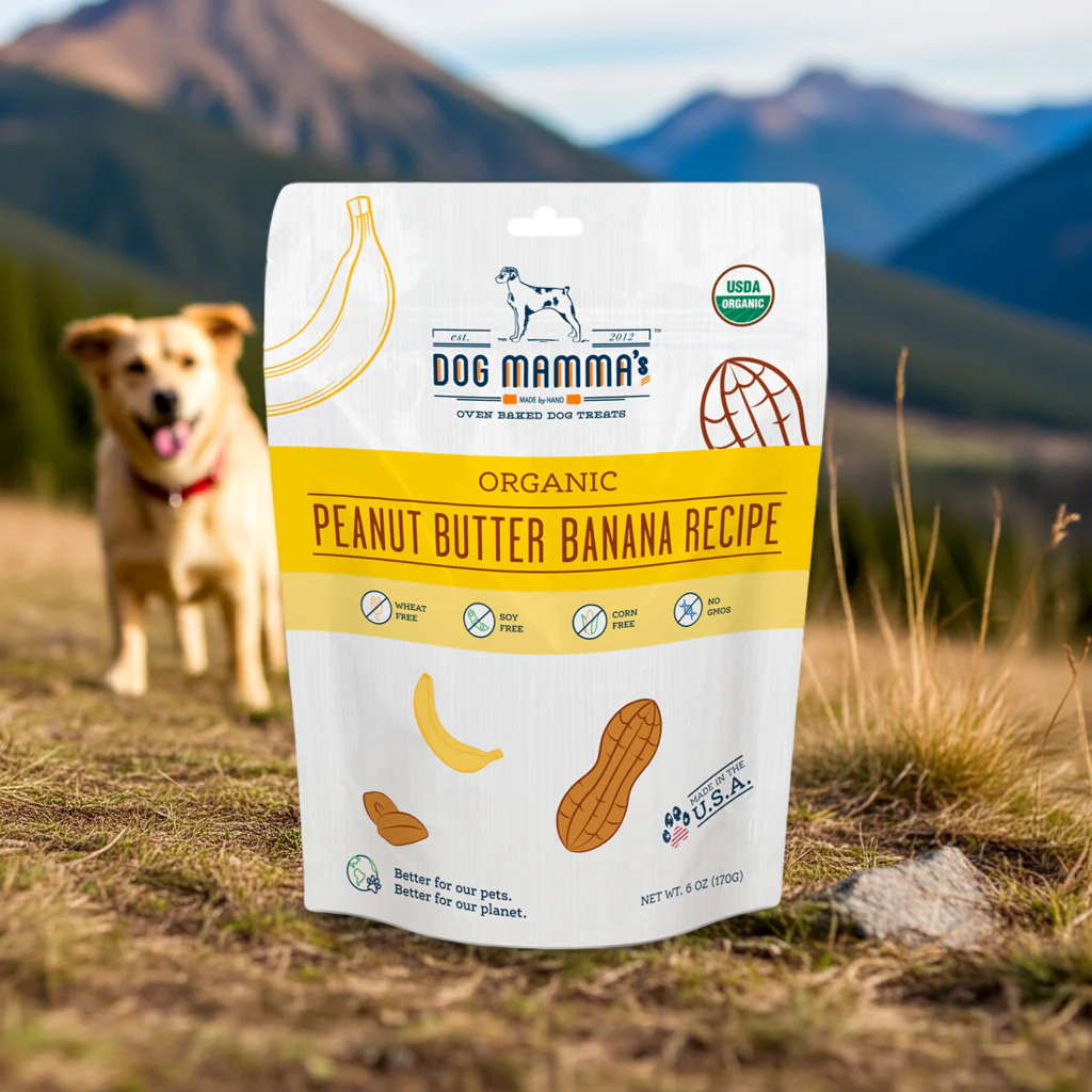 Dog Mamma's Organic Peanut Butter Banana Recipe - USDA Organic Certified Dog Treats - Image 12