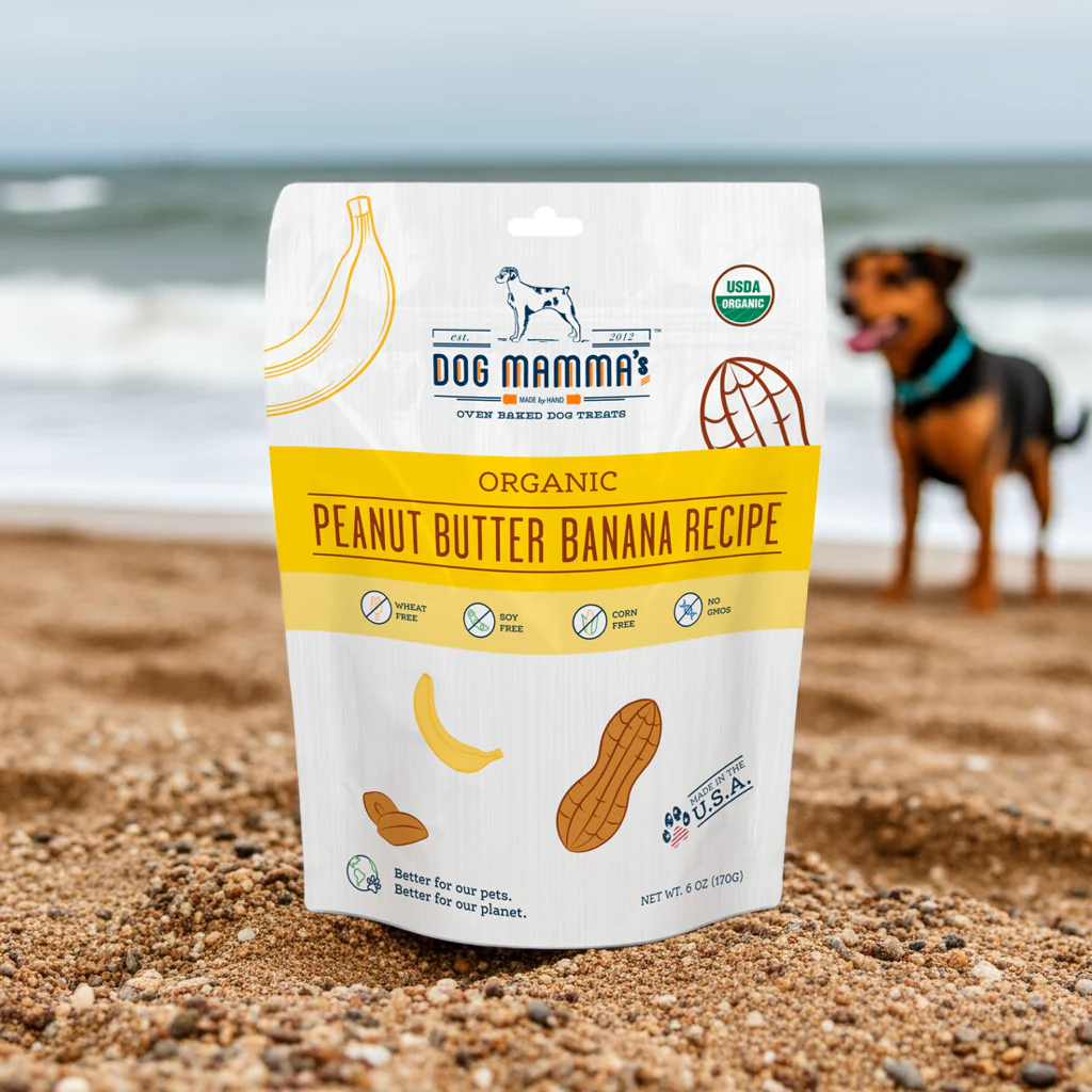 Dog Mamma's Organic Peanut Butter Banana Recipe - USDA Organic Certified Dog Treats - Image 14