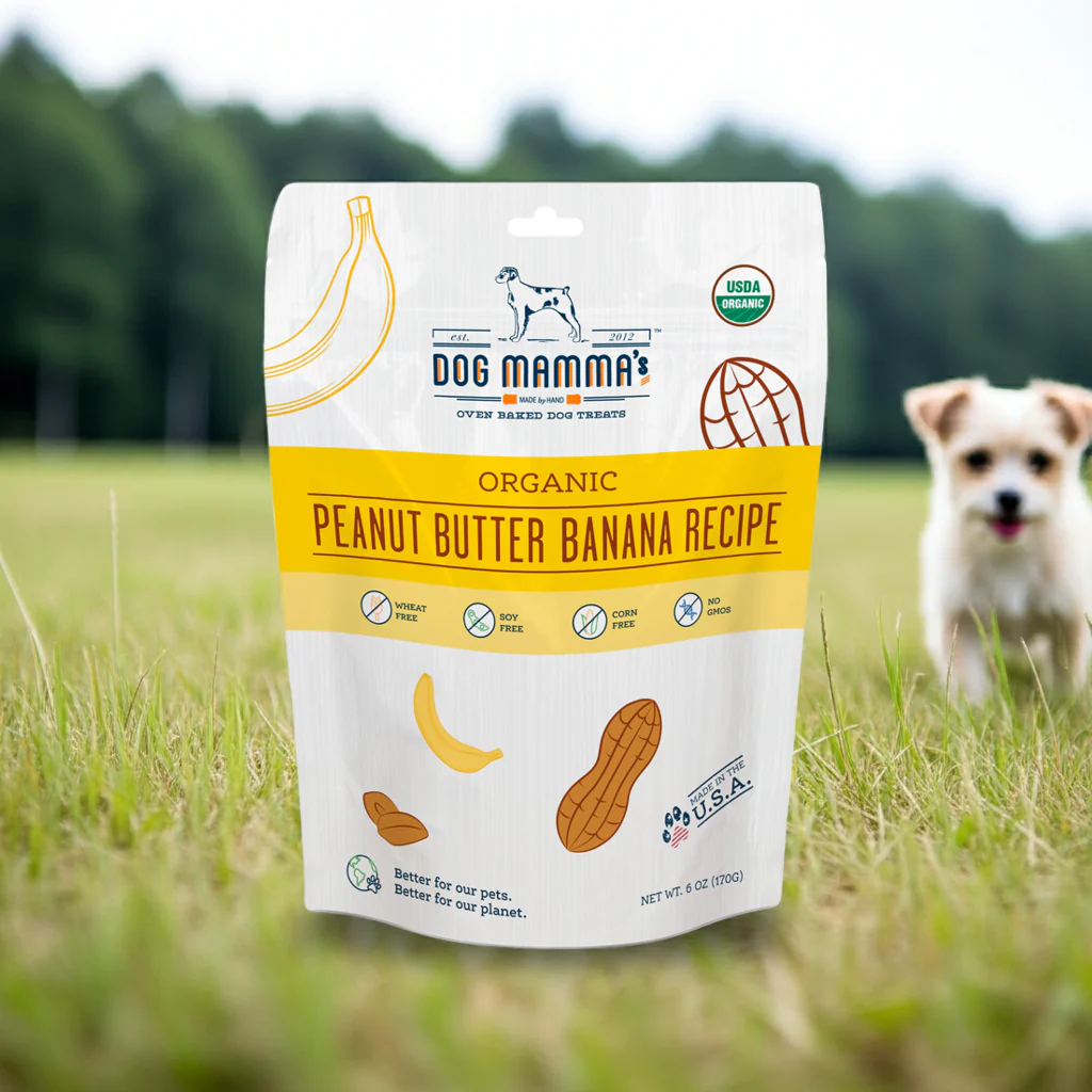 Dog Mamma's Organic Peanut Butter Banana Recipe - USDA Organic Certified Dog Treats - Image 6