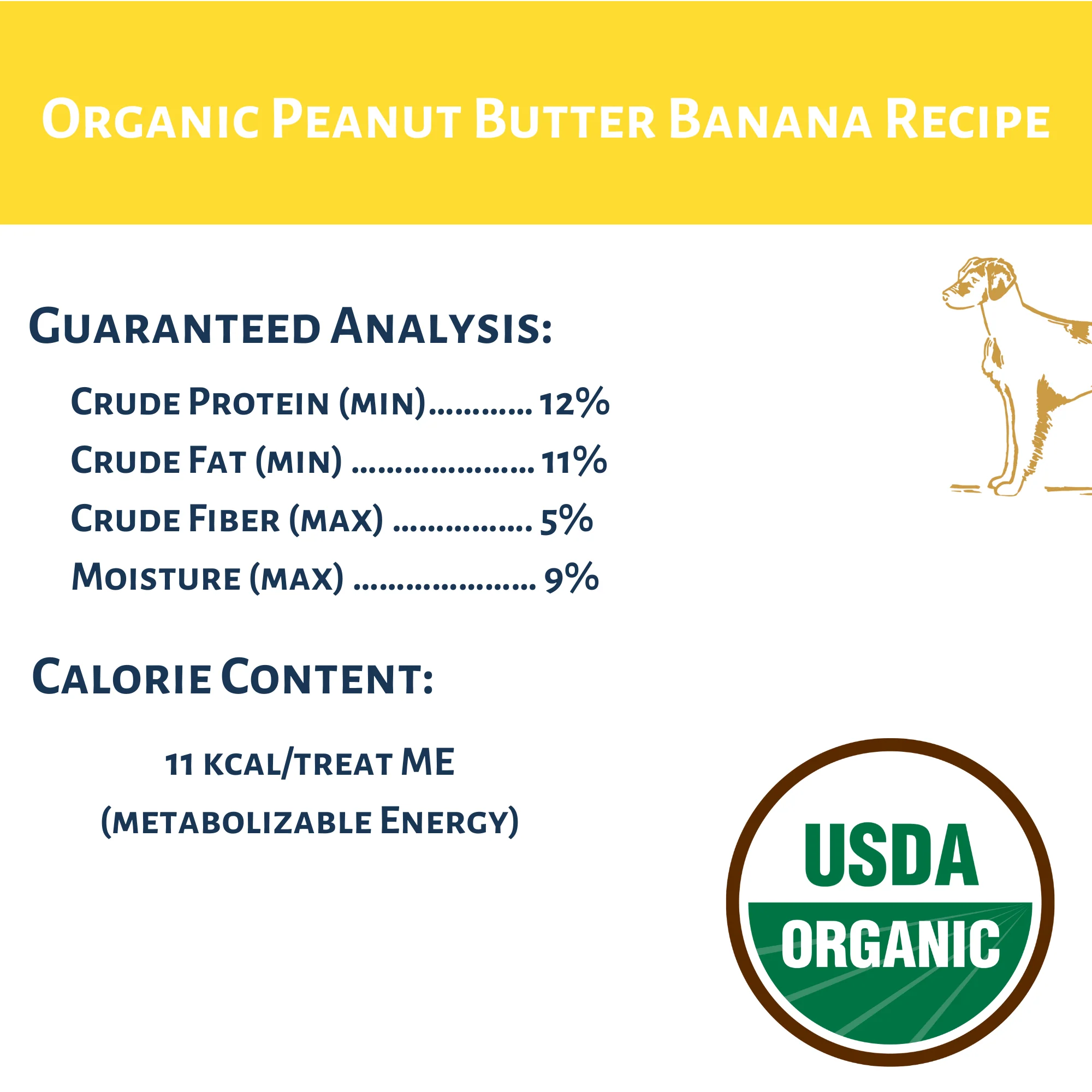 Dog Mamma's Organic Peanut Butter Banana Recipe - USDA Organic Certified Dog Treats - Image 9