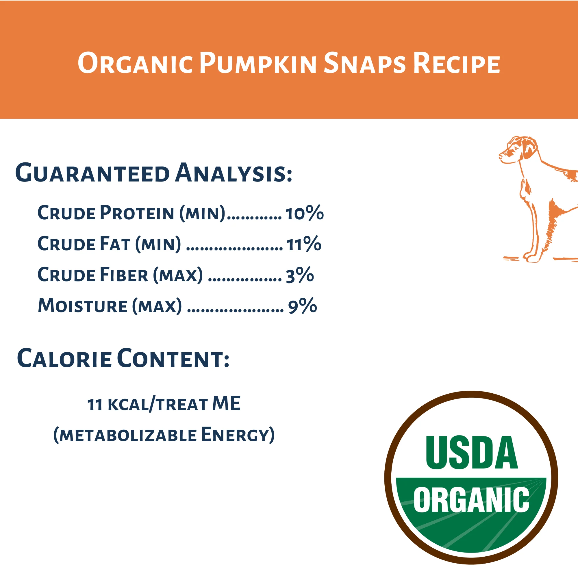 Dog Mamma's Organic Pumpkin Snaps Recipe- USDA Organic Certified Dog Treats - Image 6