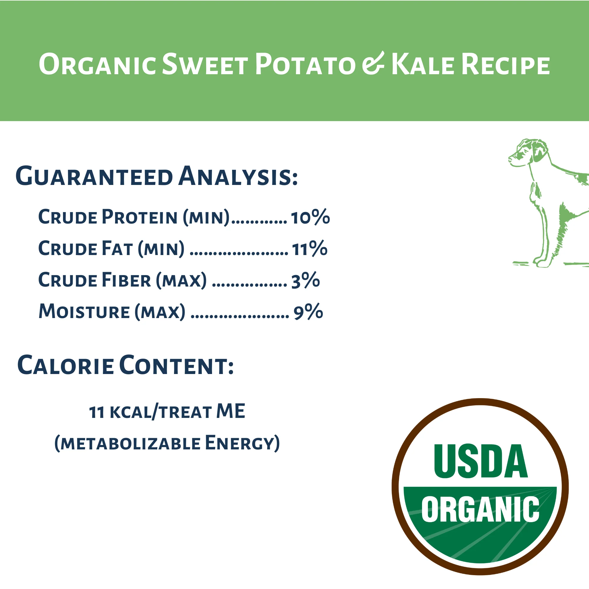 Dog Mamma's Organic Sweet Potato & Kale Recipe - USDA Organic Certified Dog Treats - Image 6