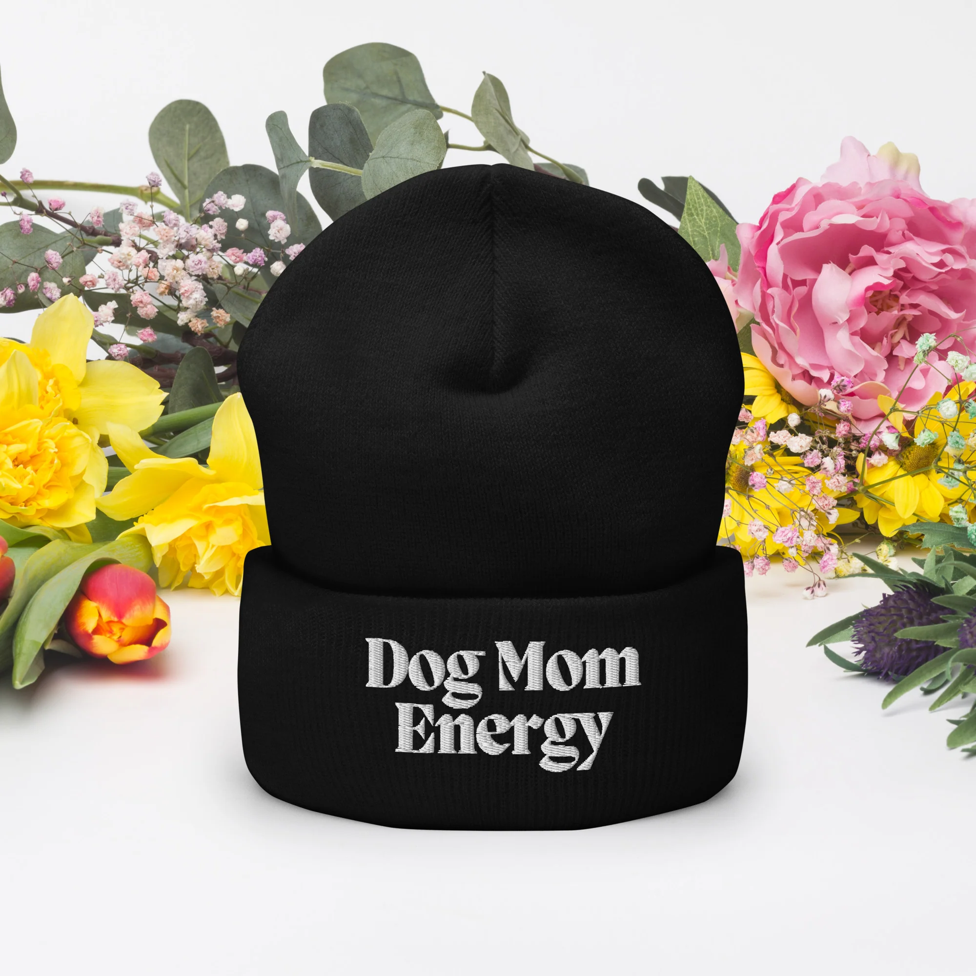 Dog Mom Energy Beanie - Image 3