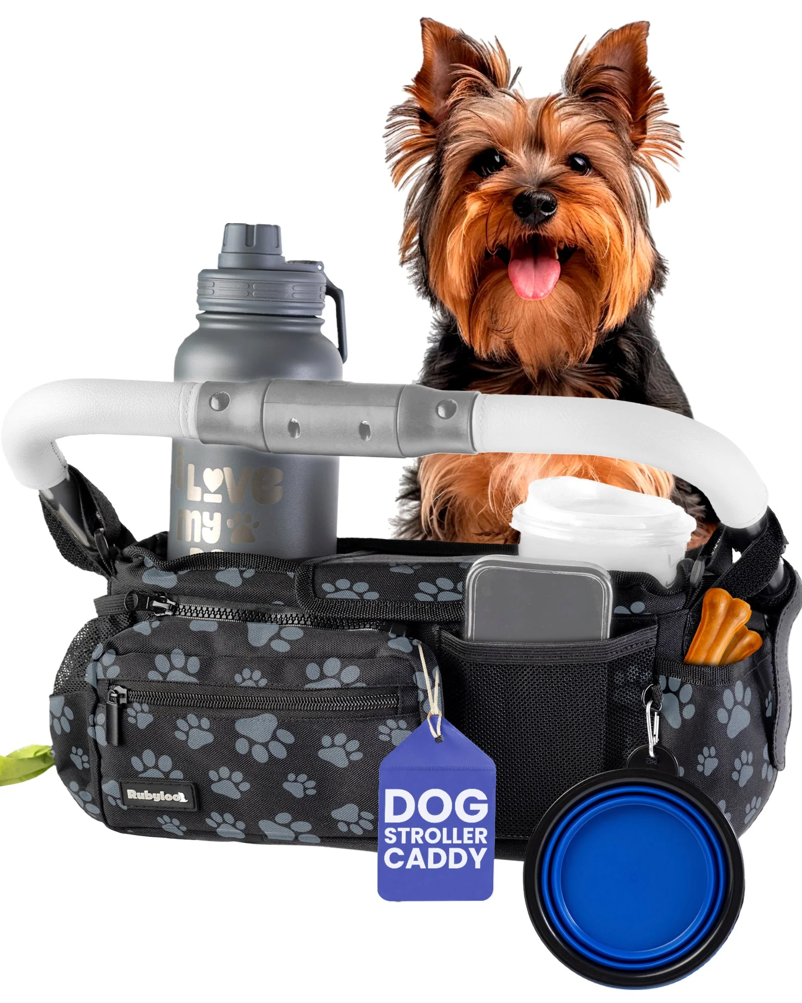 Dog Stroller Caddy Organizer - Image 10