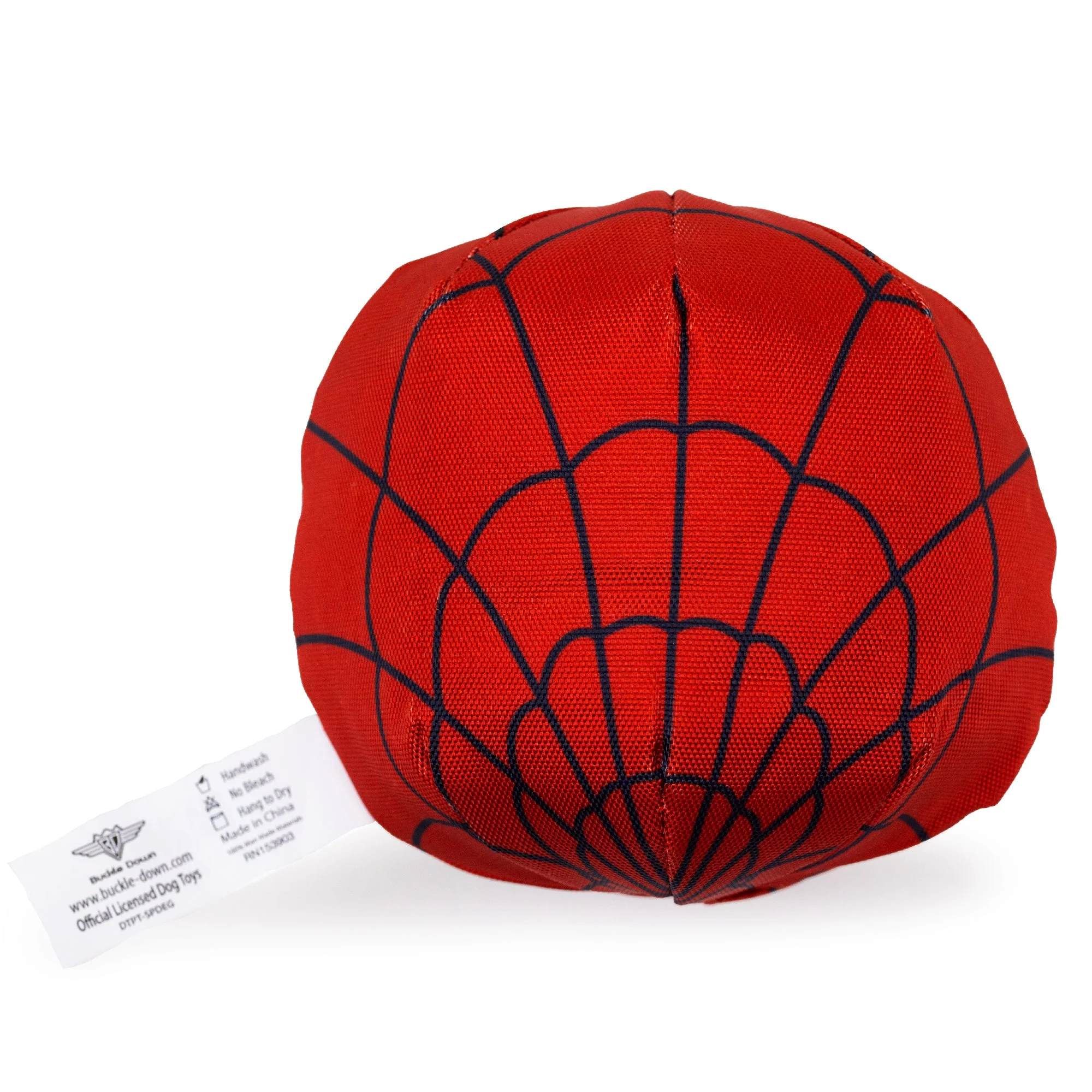 Dog Toy Ballistic Squeaker - Spider-Man Face Red - Image 3