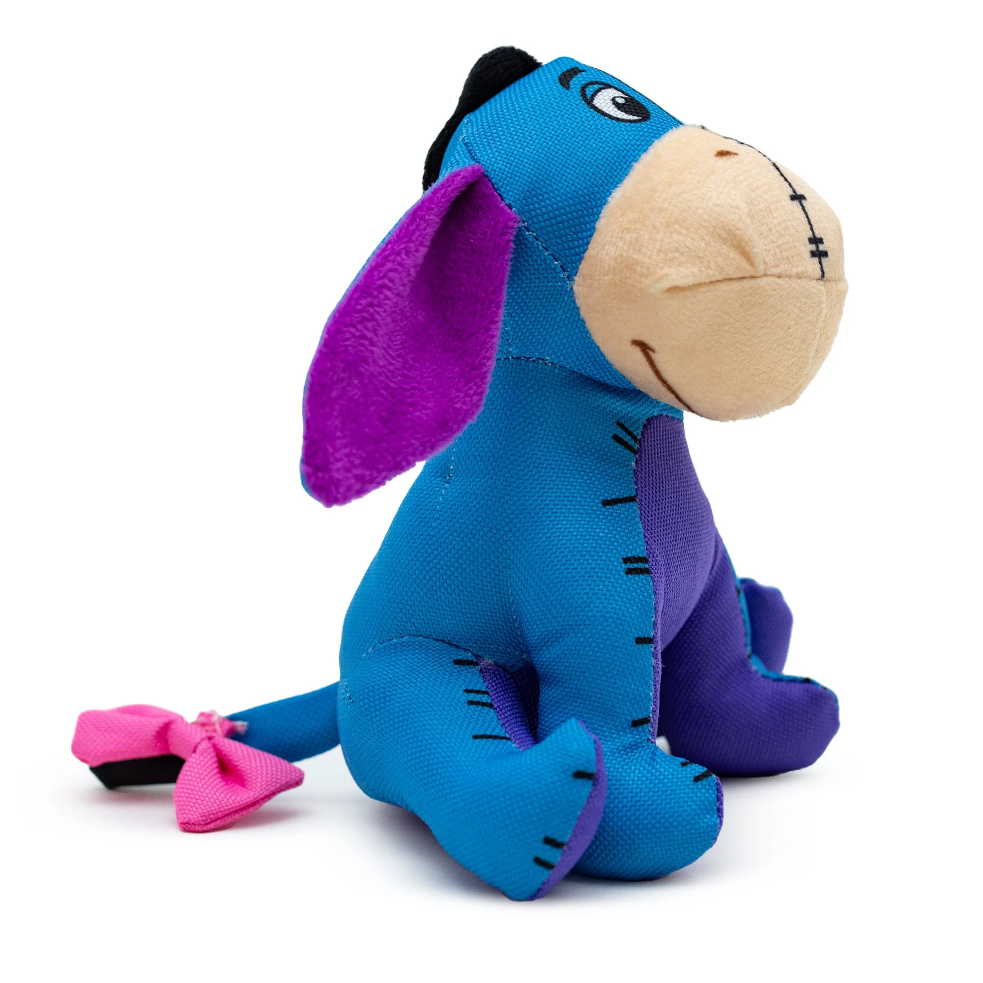 Dog Toy Ballistic Squeaker - Winnie the Pooh Eeyore Sitting Pose Blue - Image 2