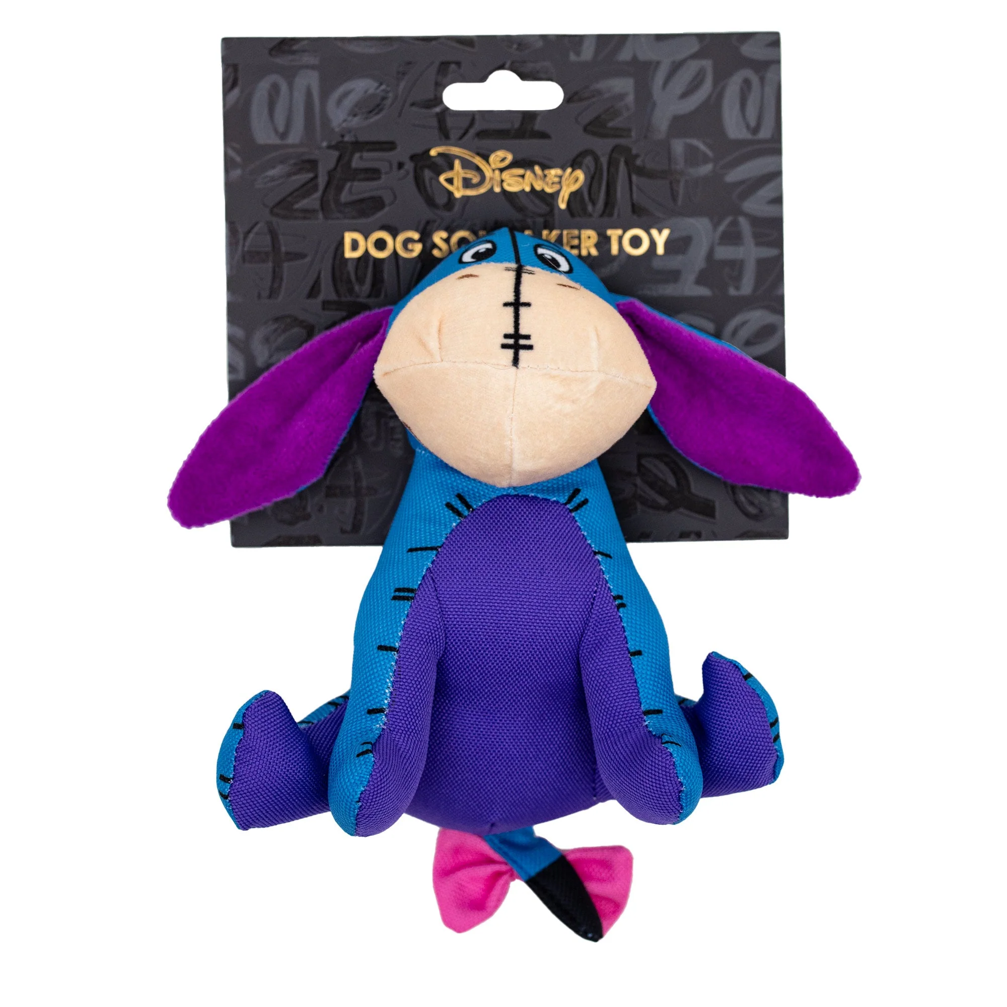 Dog Toy Ballistic Squeaker - Winnie the Pooh Eeyore Sitting Pose Blue - Image 4